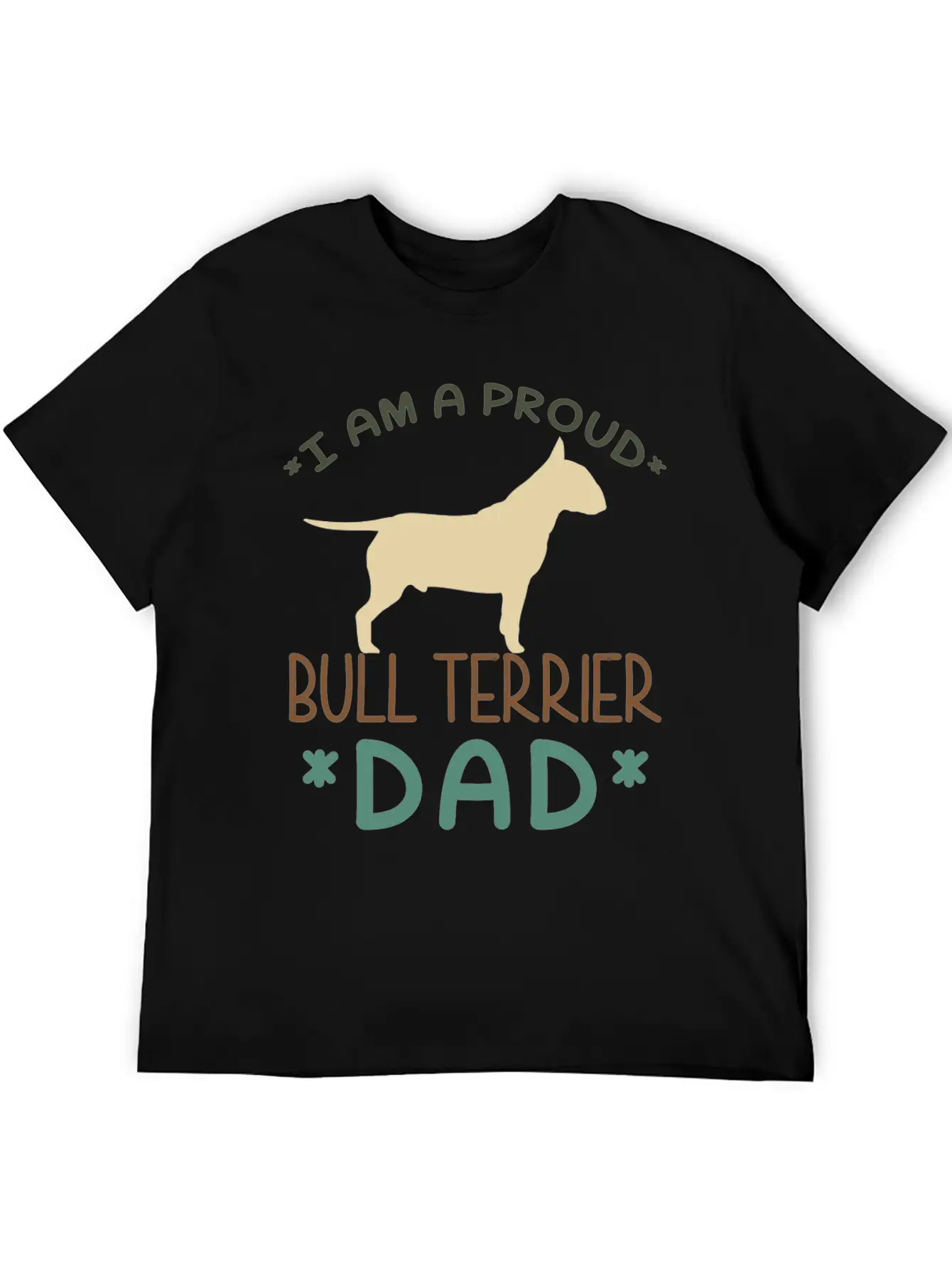 Bull Terrier Dad Classic Fit Graphic Tee For Daily Comfort – Unisex Cotton Shirt