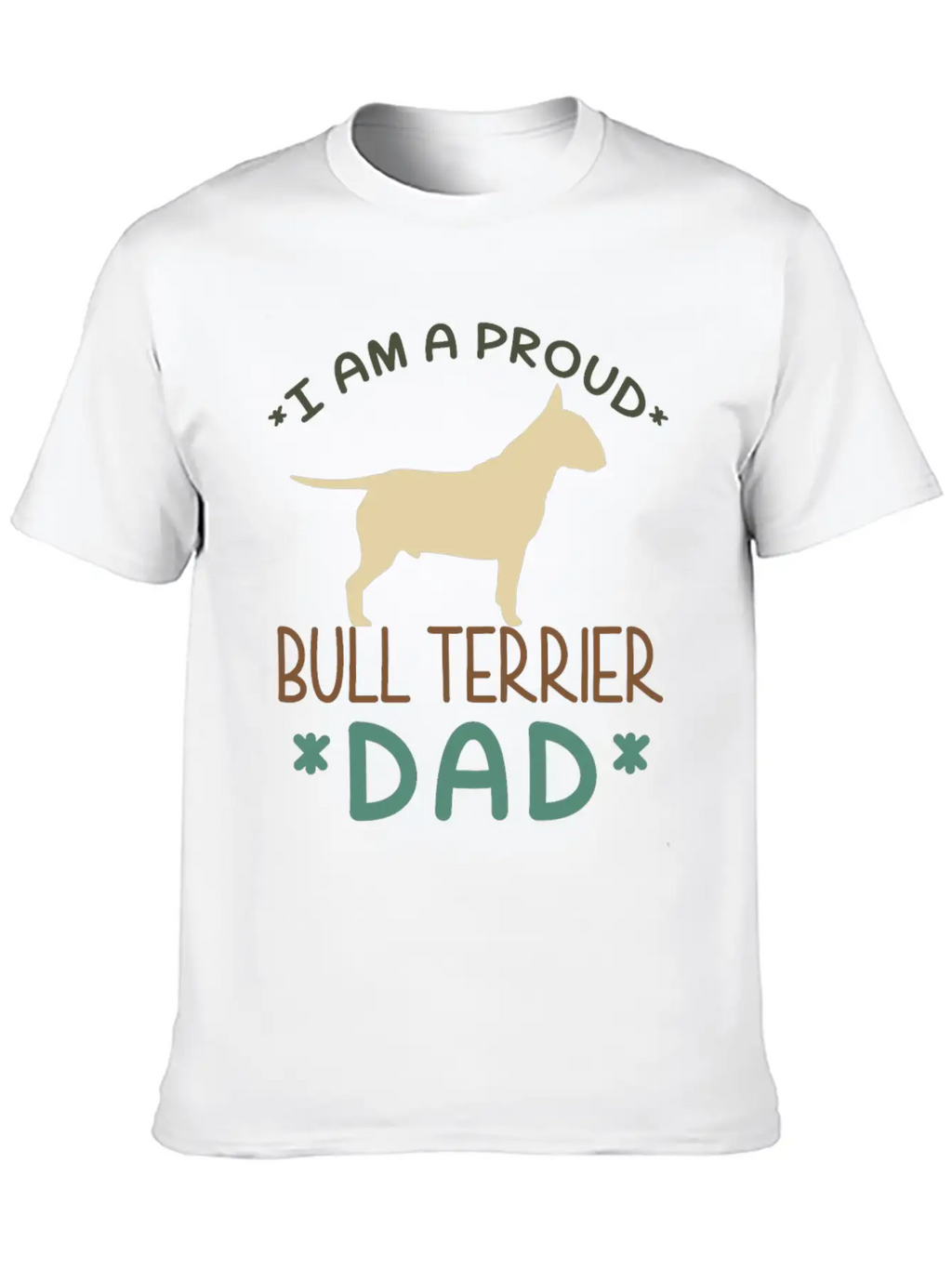 Bull Terrier Dad Classic Fit Graphic Tee For Daily Comfort – Unisex Cotton Shirt