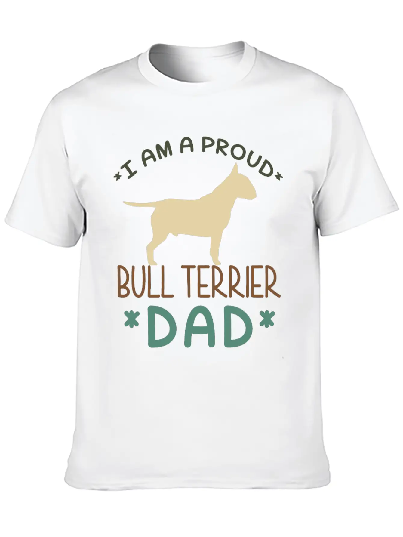 Bull Terrier Dad Classic Fit Graphic Tee For Daily Comfort – Unisex Cotton Shirt