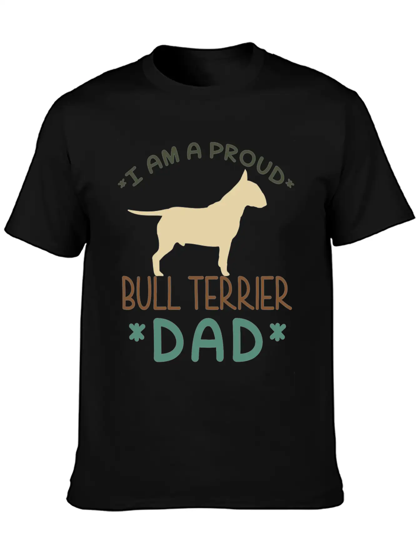 Bull Terrier Dad Classic Fit Graphic Tee For Daily Comfort – Unisex Cotton Shirt