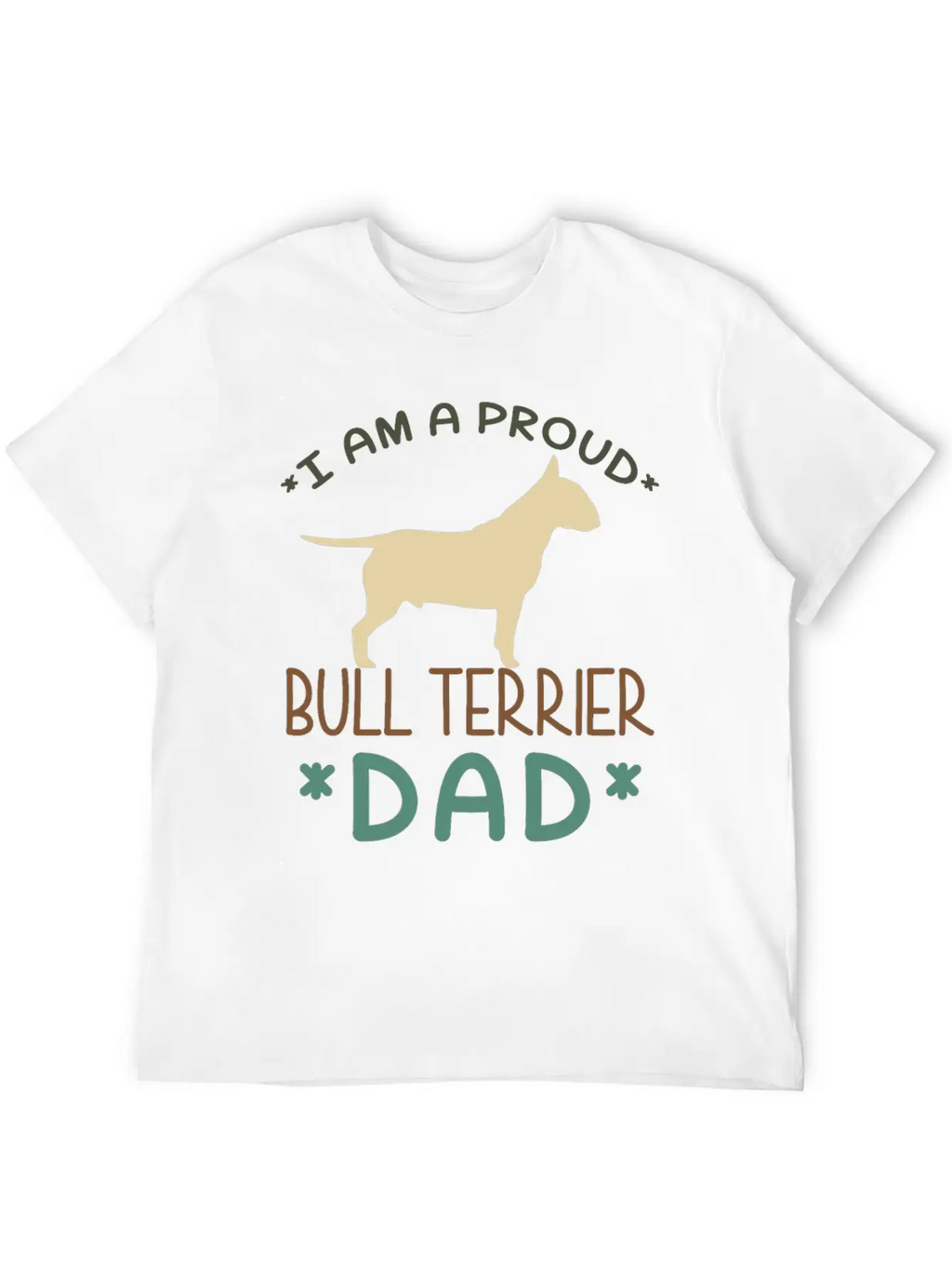 Bull Terrier Dad Classic Fit Graphic Tee For Daily Comfort – Unisex Cotton Shirt
