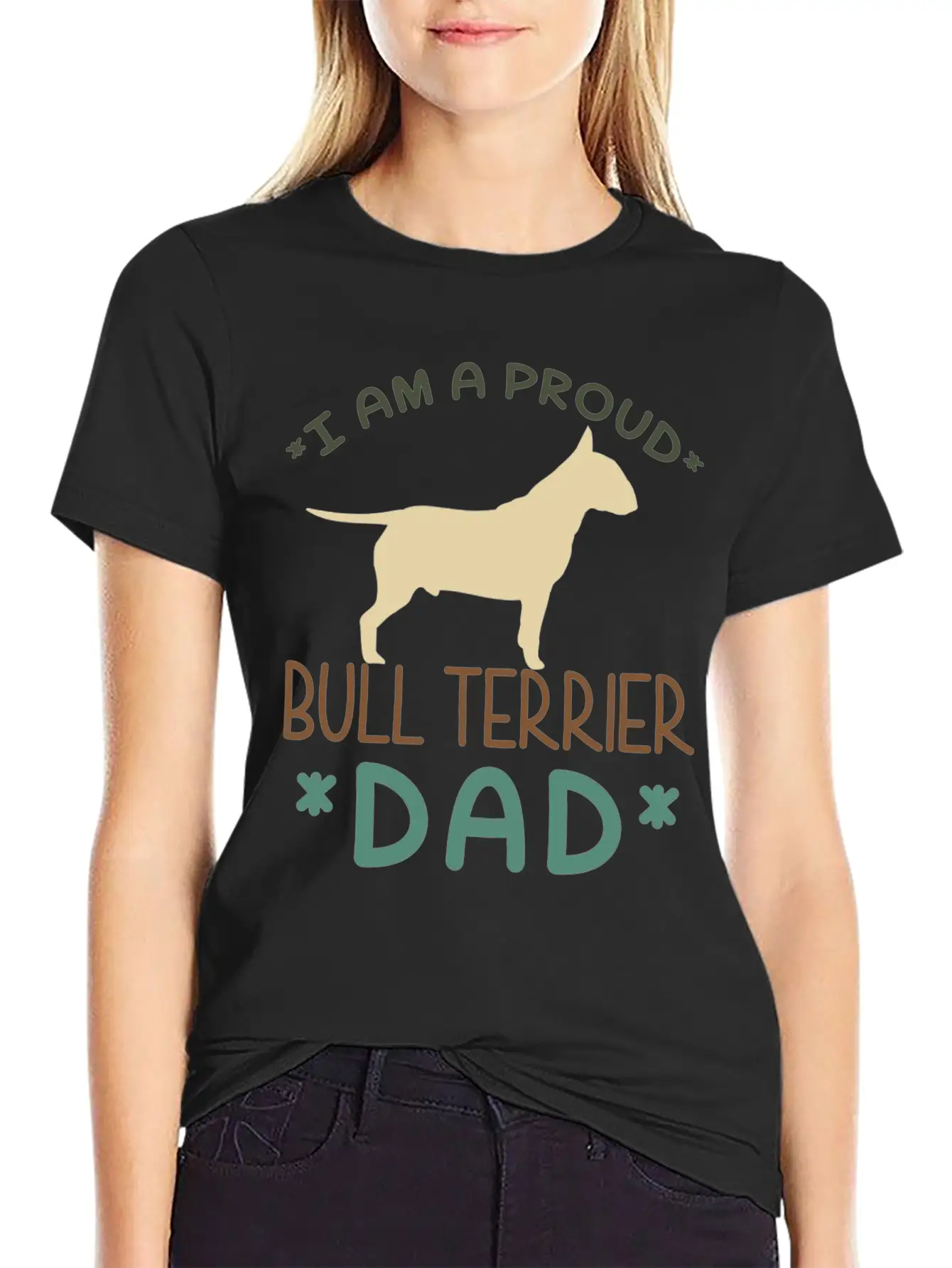 Bull Terrier Dad Classic Fit Graphic Tee For Daily Comfort – Unisex Cotton Shirt