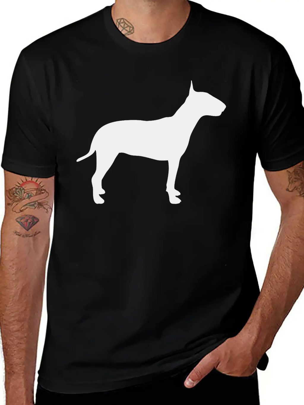 Bull Terrier Stylish Everyday T-Shirt – Unisex Basic Cotton Tee