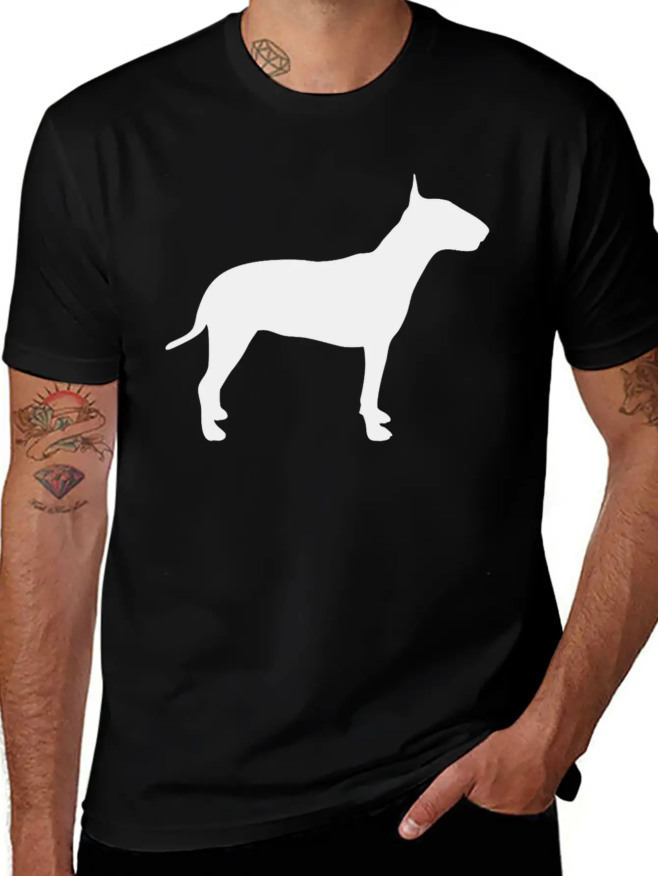 Bull Terrier Stylish Everyday T-Shirt – Unisex Basic Cotton Tee