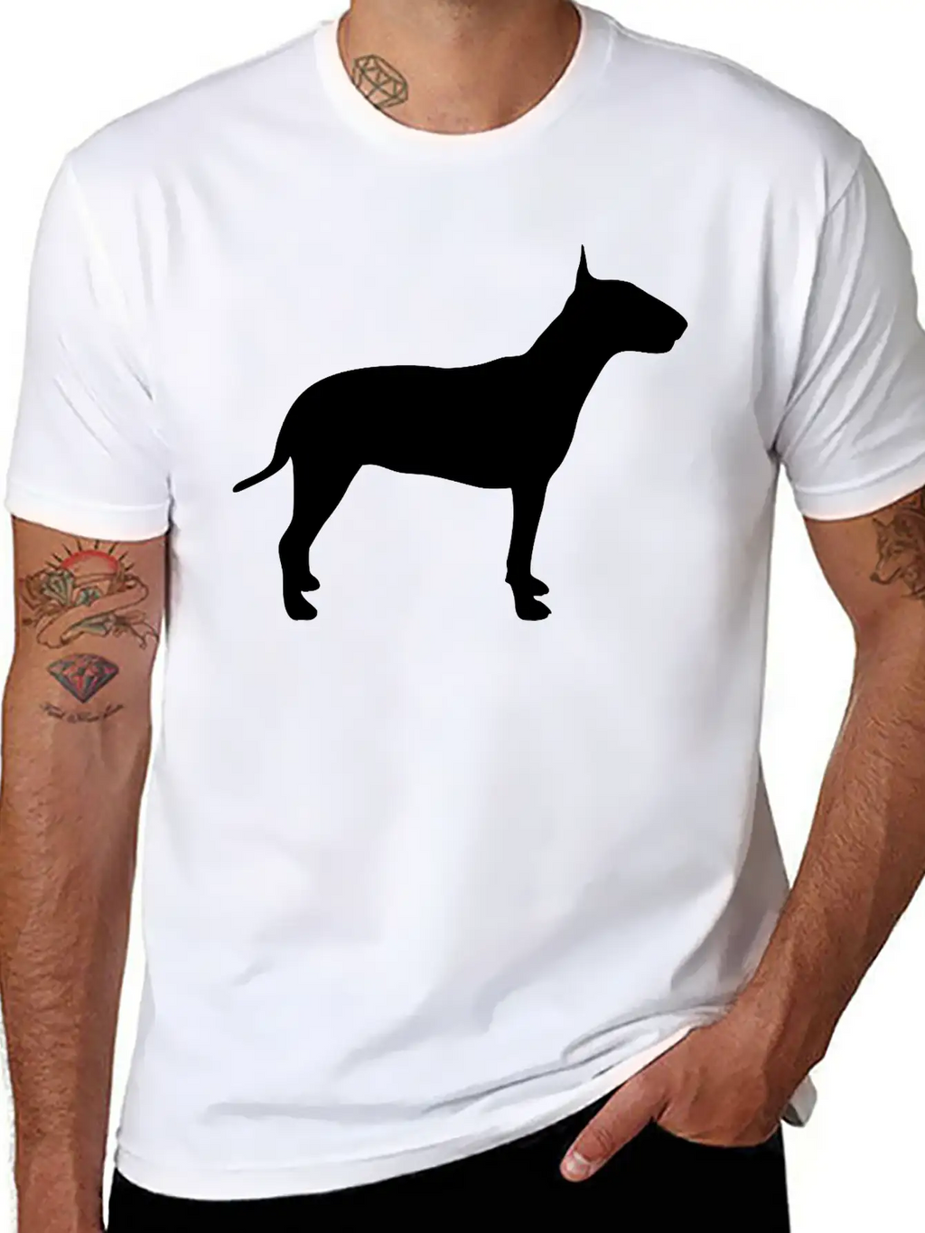 Bull Terrier Stylish Everyday T-Shirt – Unisex Basic Cotton Tee