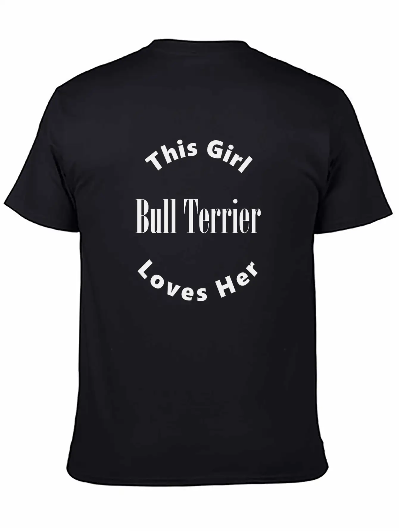 Bull Terrier Unisex Short Sleeve Soft Cotton T-Shirt – Casual Everyday Wear