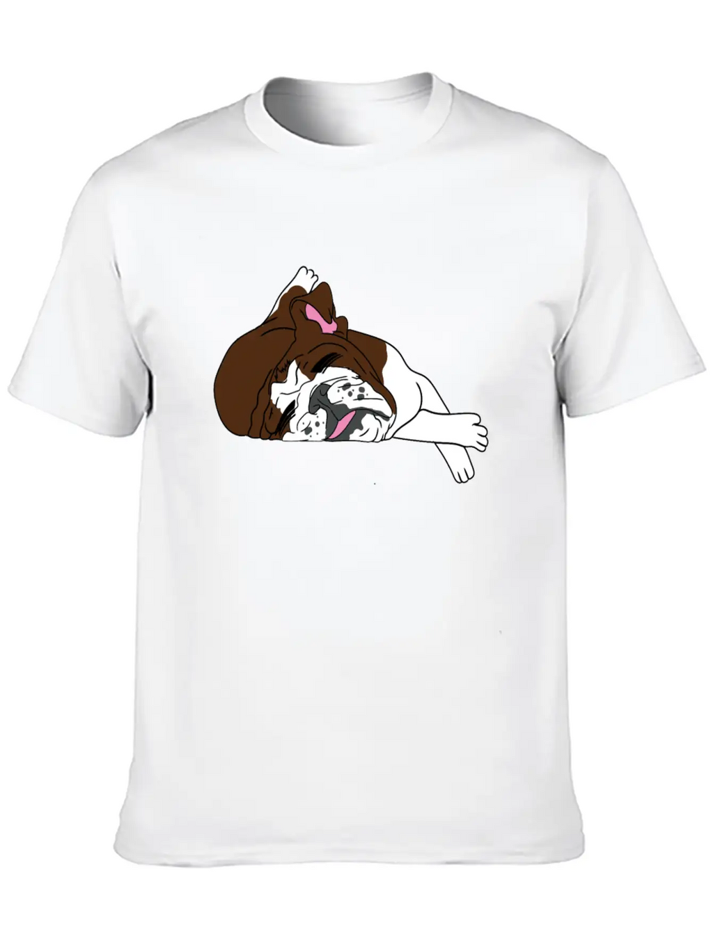Bulldog Dogs Dog Essential Cotton Tee For Daily Outfits – Unisex Style