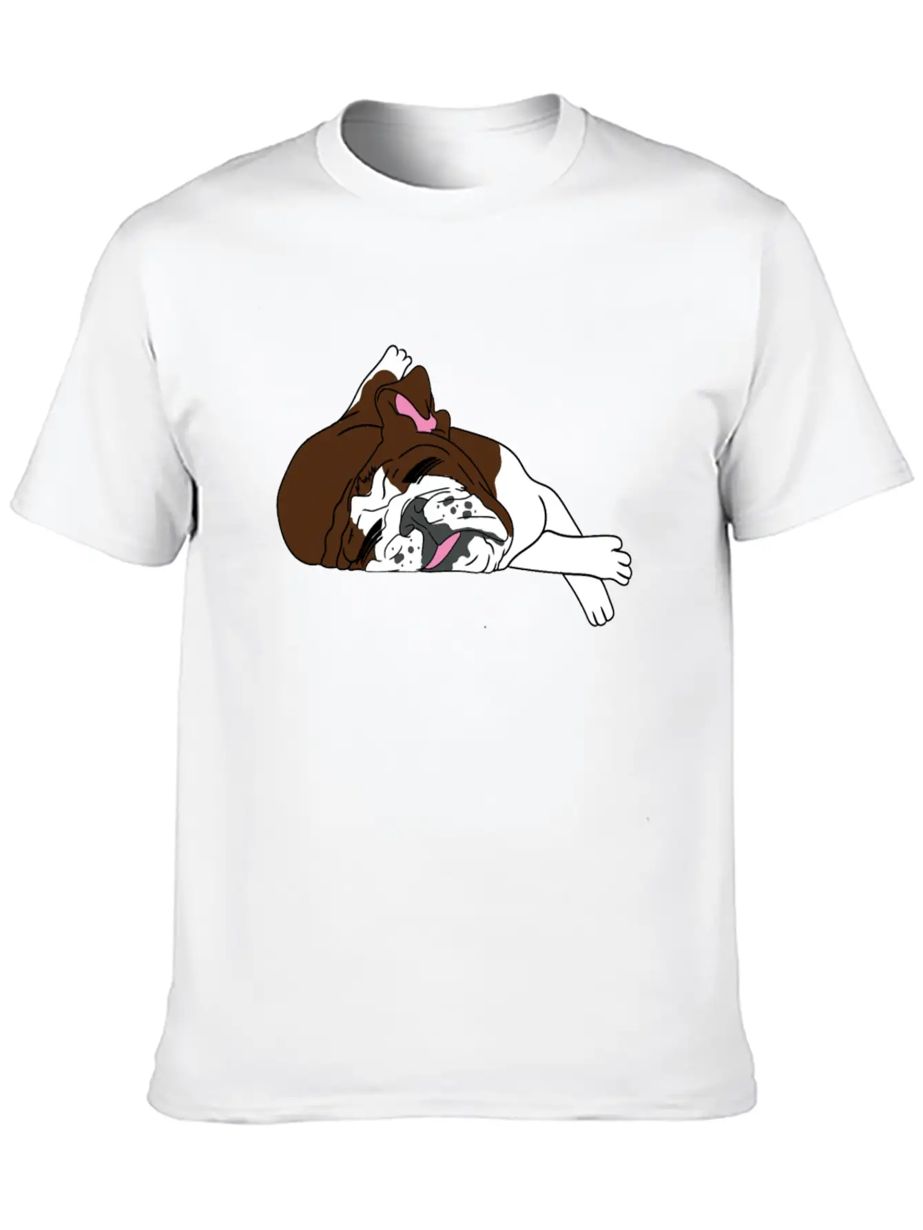 Bulldog Dogs Dog Essential Cotton Tee For Daily Outfits – Unisex Style