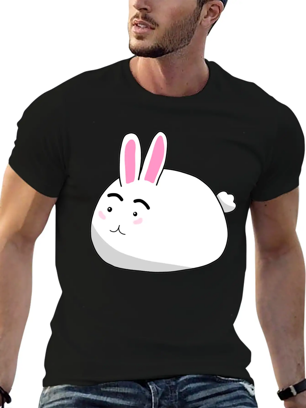 Bunny Rabbit Unisex Casual T-Shirt – Clean Design For Daily Comfort
