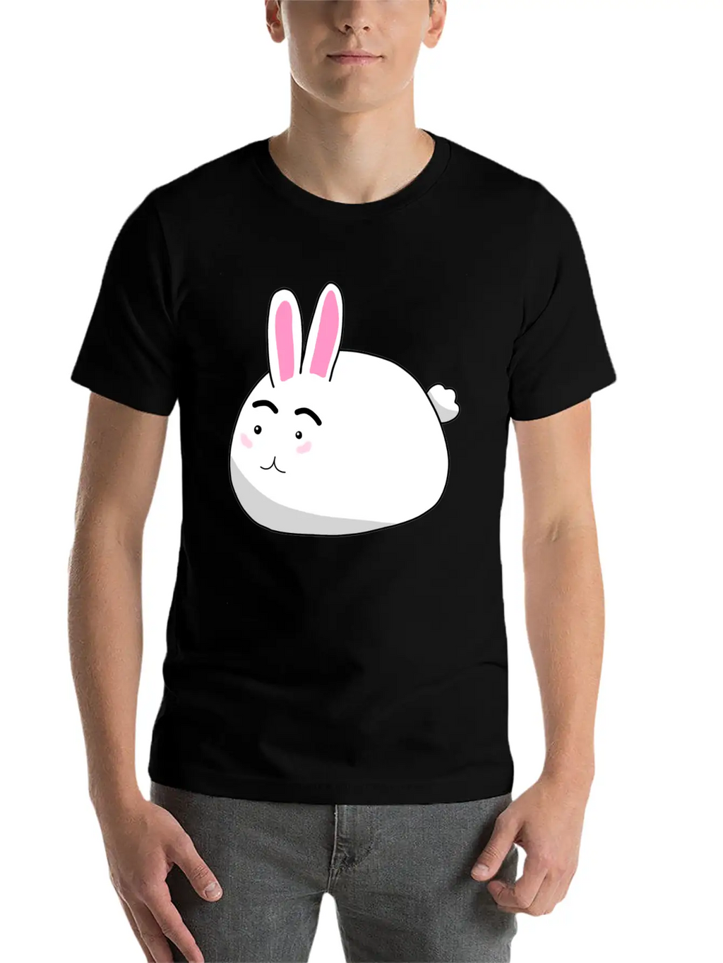 Bunny Rabbit Unisex Casual T-Shirt – Clean Design For Daily Comfort