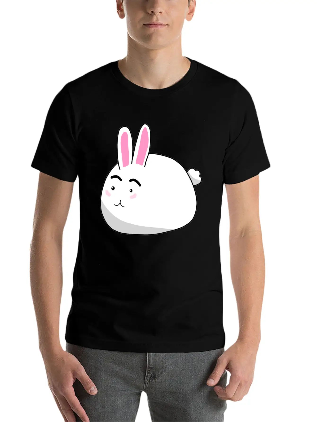 Bunny Rabbit Unisex Casual T-Shirt – Clean Design For Daily Comfort