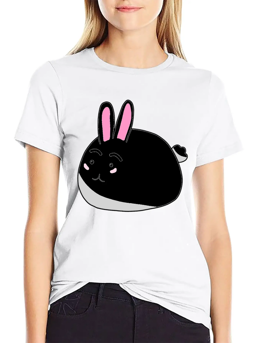 Bunny Rabbit Unisex Casual T-Shirt – Clean Design For Daily Comfort