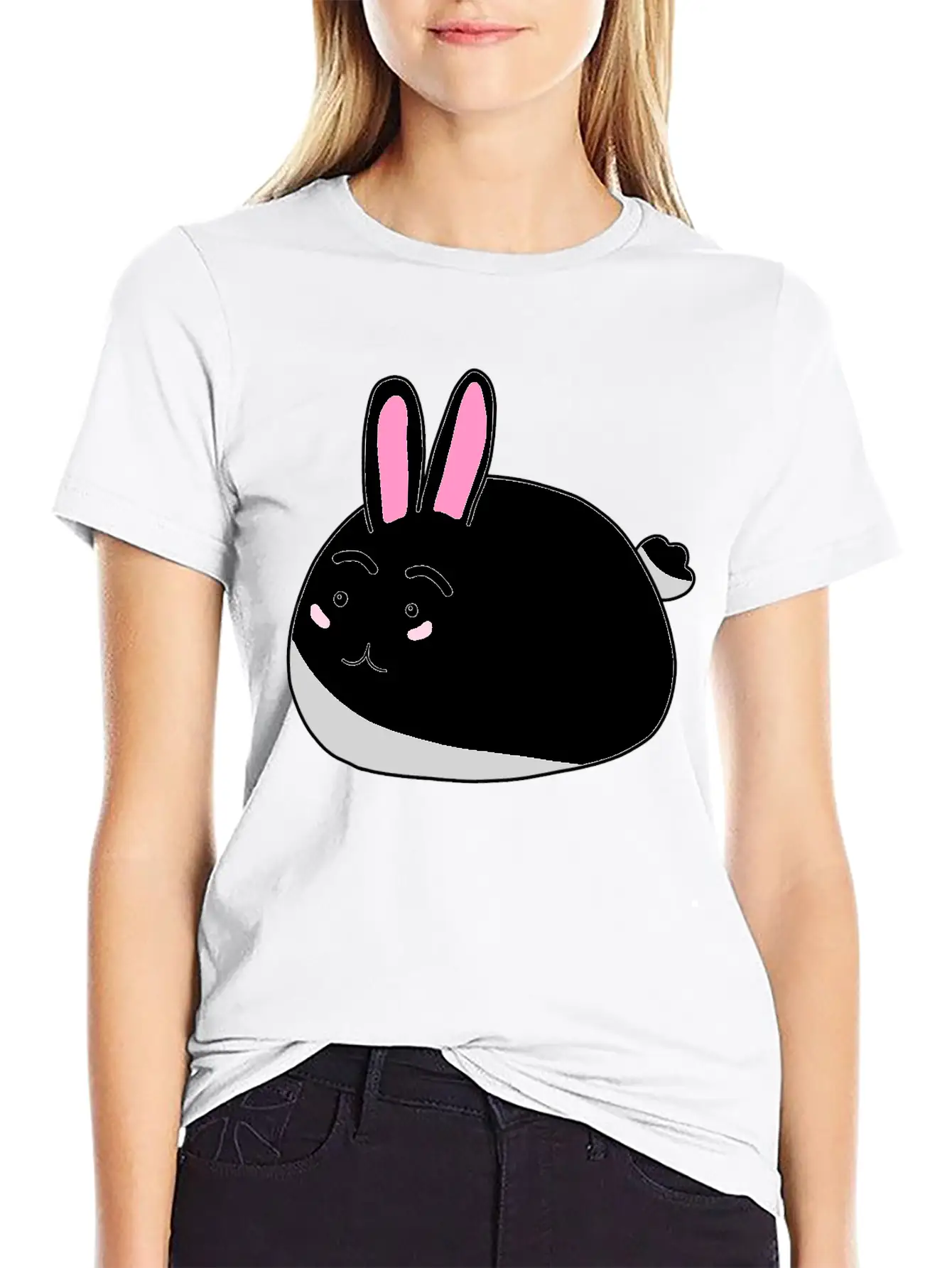 Bunny Rabbit Unisex Casual T-Shirt – Clean Design For Daily Comfort