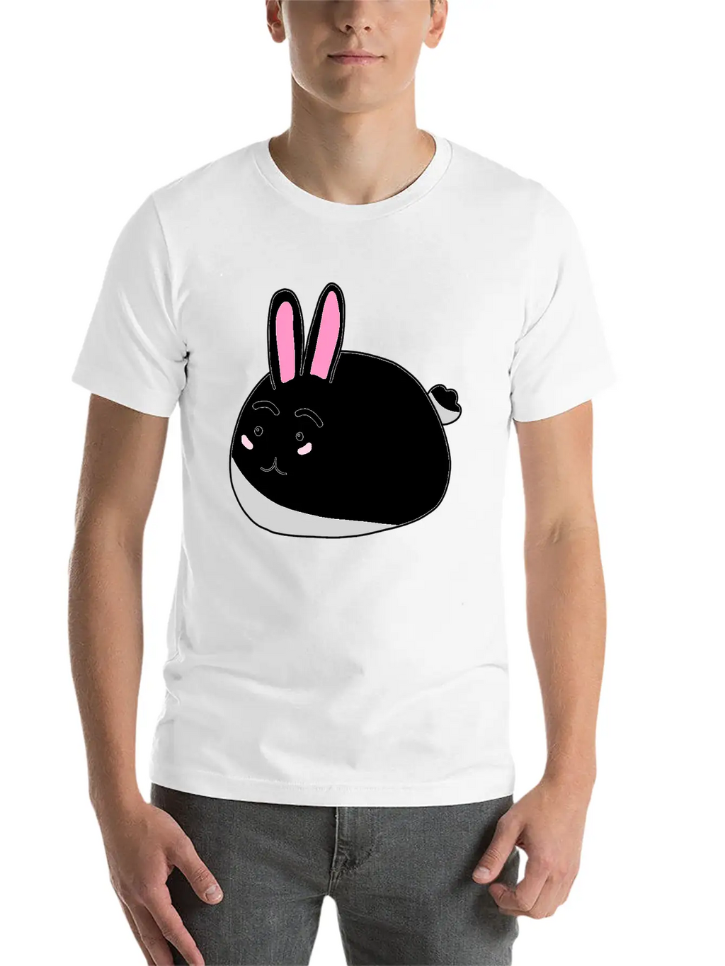 Bunny Rabbit Unisex Casual T-Shirt – Clean Design For Daily Comfort