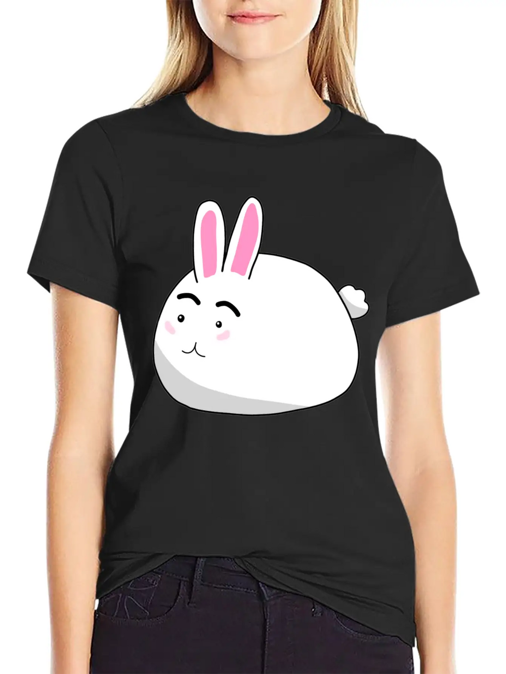 Bunny Rabbit Unisex Casual T-Shirt – Clean Design For Daily Comfort