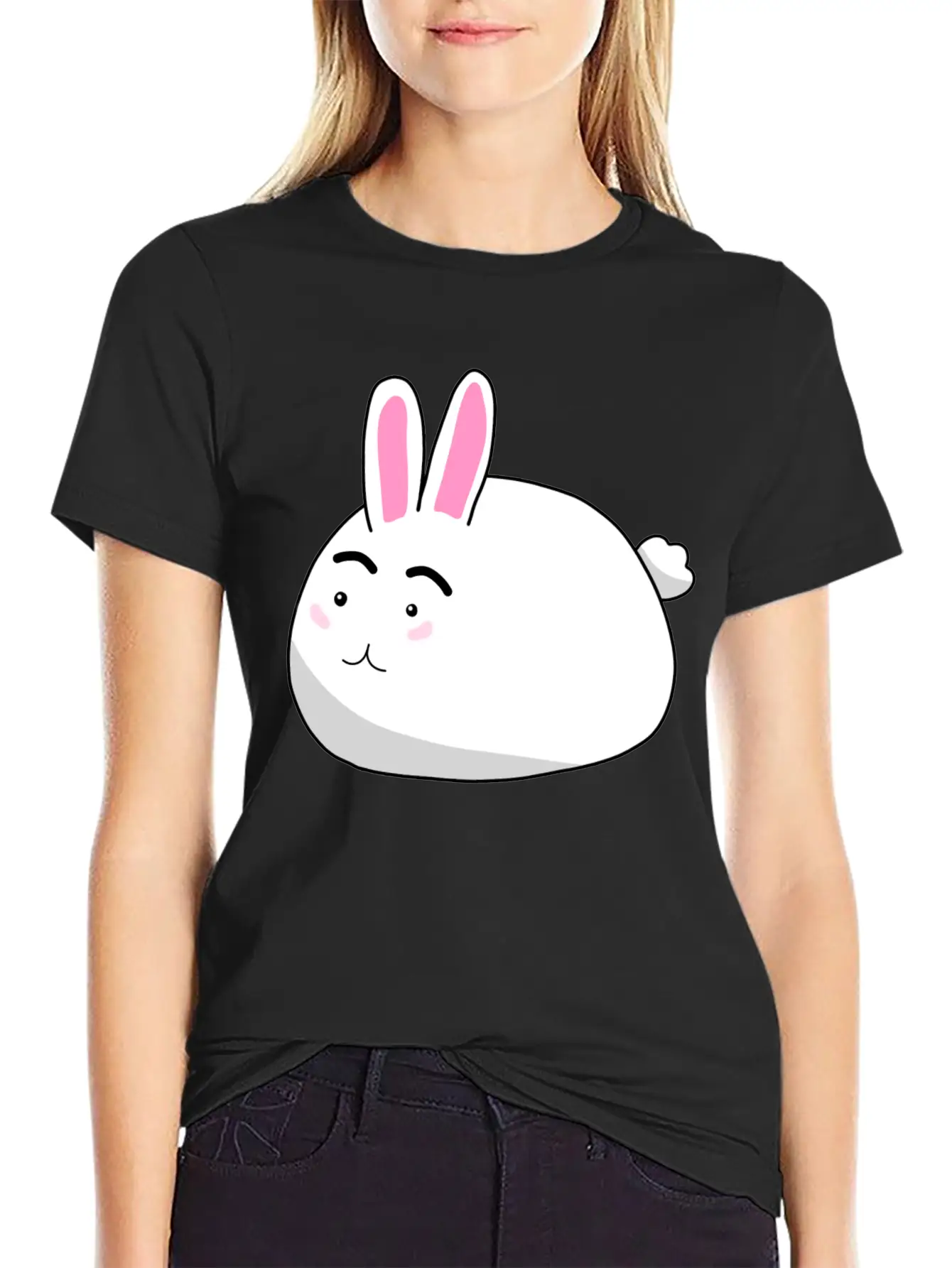 Bunny Rabbit Unisex Casual T-Shirt – Clean Design For Daily Comfort