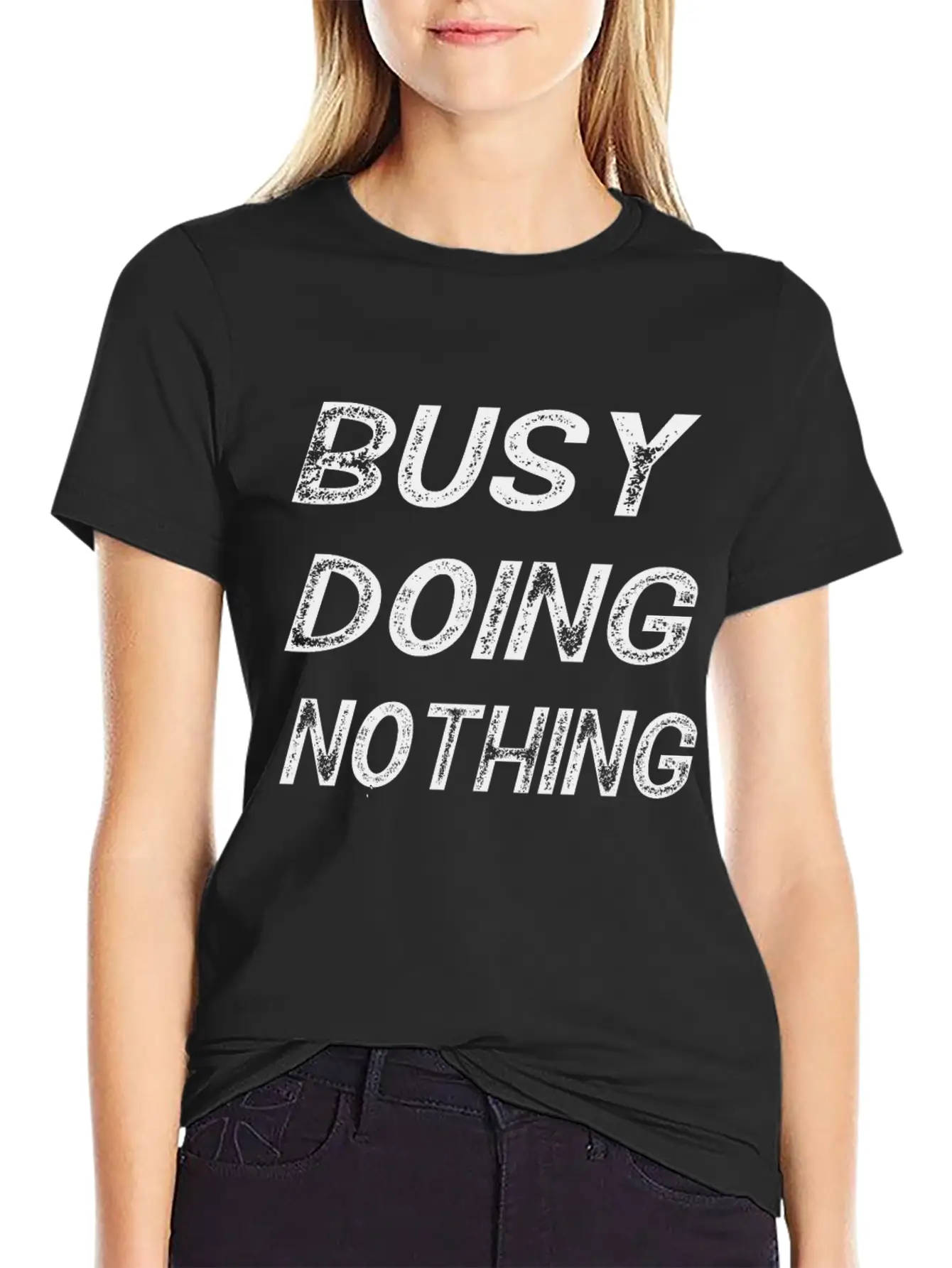 Busy Doing Nothing Trending, Busy Doing Nothing Essential Cotton Tee For Daily Outfits – Unisex Style