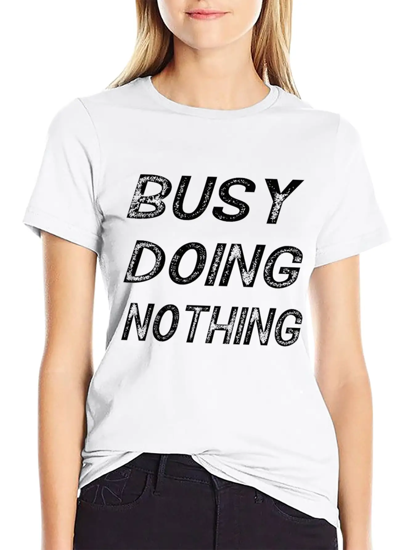 Busy Doing Nothing Trending, Busy Doing Nothing Essential Cotton Tee For Daily Outfits – Unisex Style