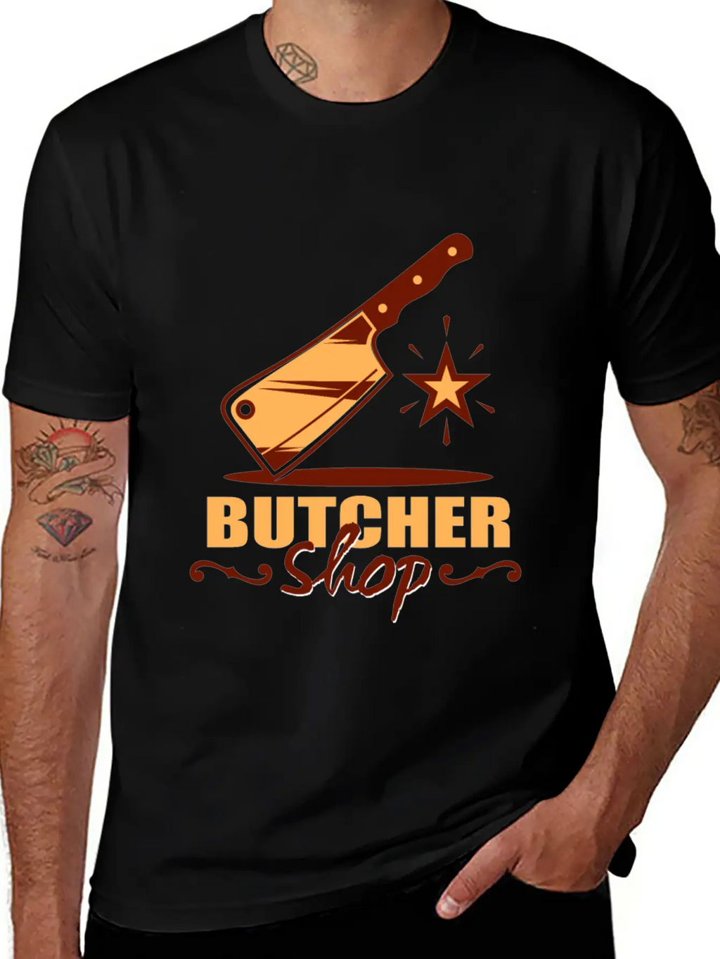 Butcher Shop Unisex Casual T-Shirt – Clean Design For Daily Comfort