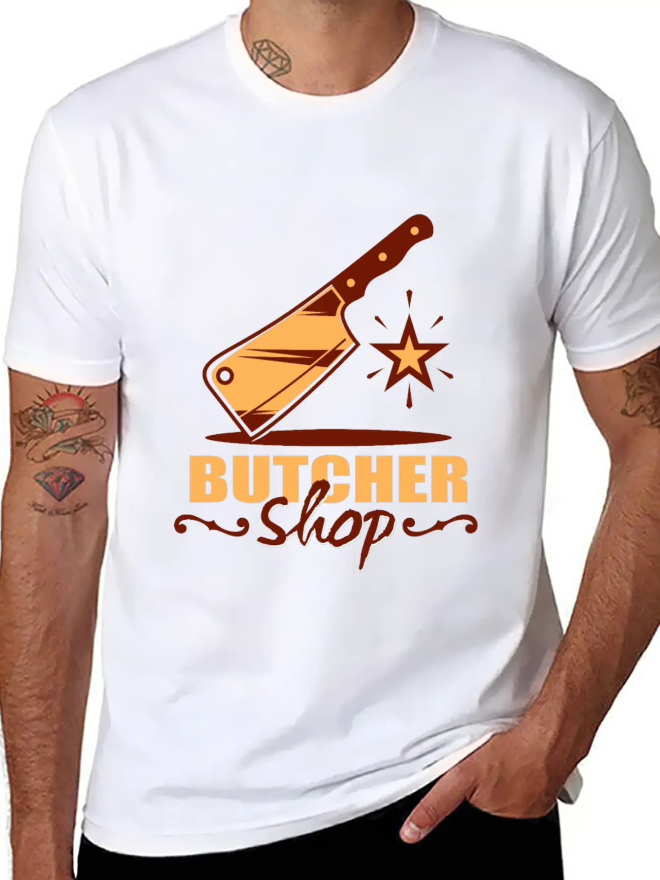 Butcher Shop Unisex Casual T-Shirt – Clean Design For Daily Comfort