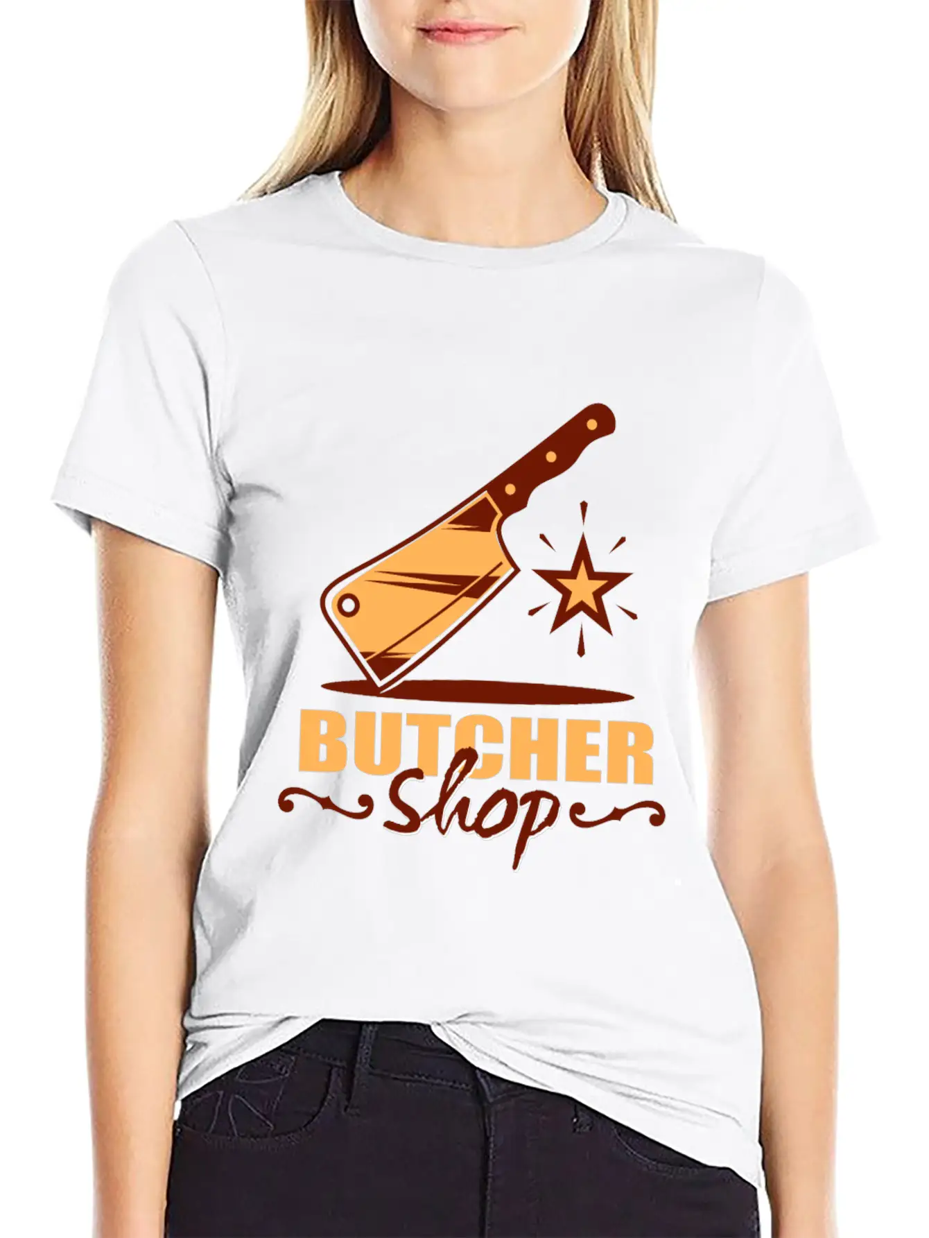 Butcher Shop Unisex Casual T-Shirt – Clean Design For Daily Comfort