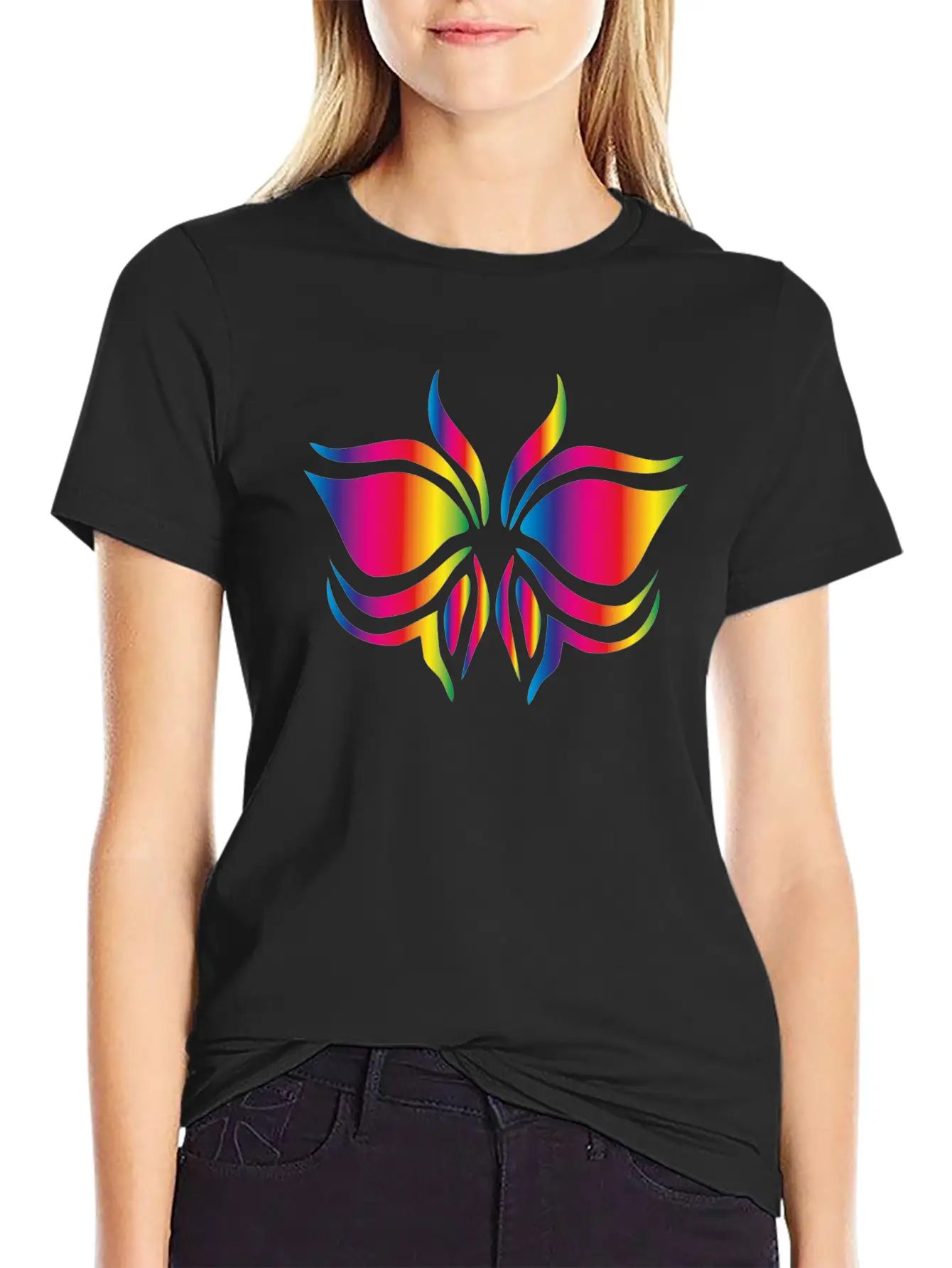 Butterfly Mandala Kids Gifts Breathable Soft Cotton T-Shirt – Timeless Casual Look