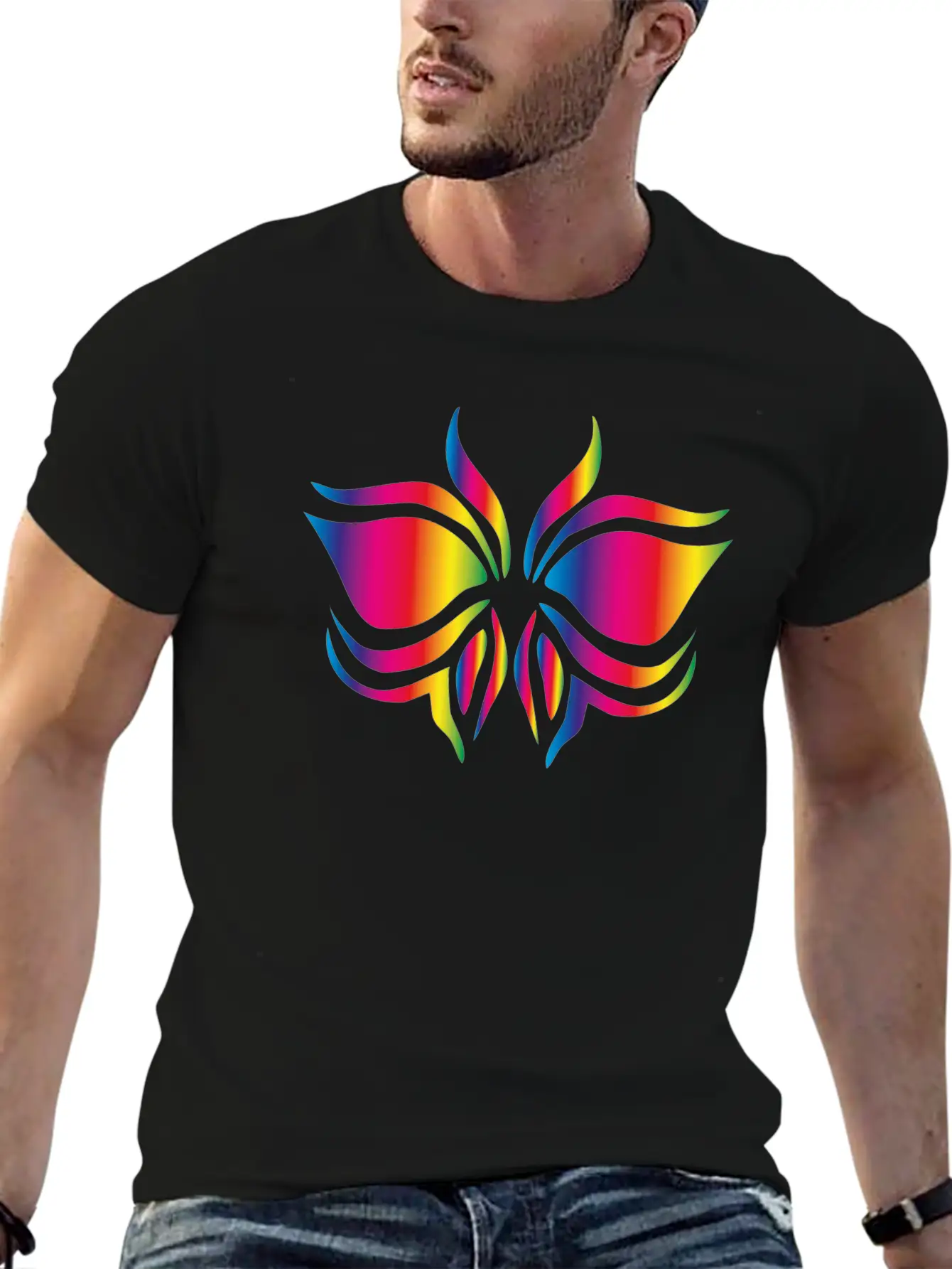 Butterfly Mandala Kids Gifts Breathable Soft Cotton T-Shirt – Timeless Casual Look