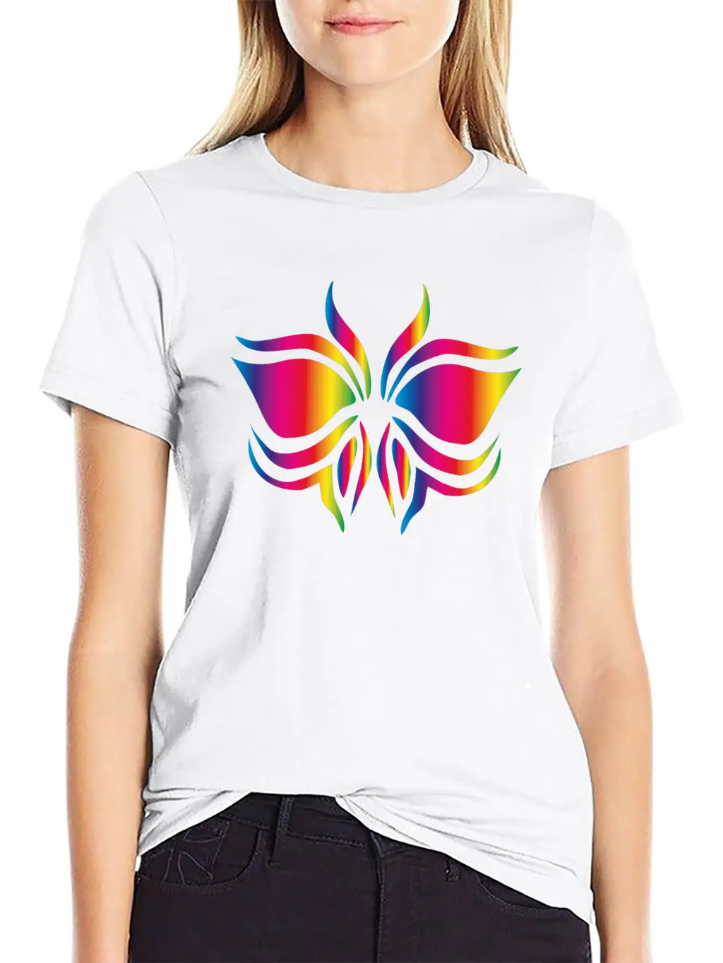 Butterfly Mandala Kids Gifts Breathable Soft Cotton T-Shirt – Timeless Casual Look