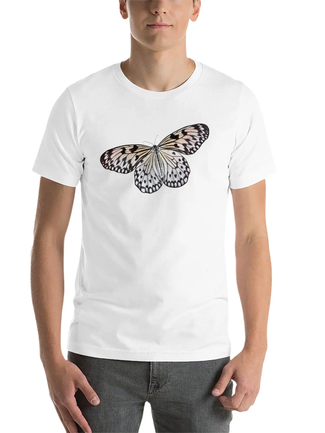 Butterfly Schmetterling Garten Garden Anima Tiere Unisex Casual T-Shirt – Clean Design For Daily Comfort