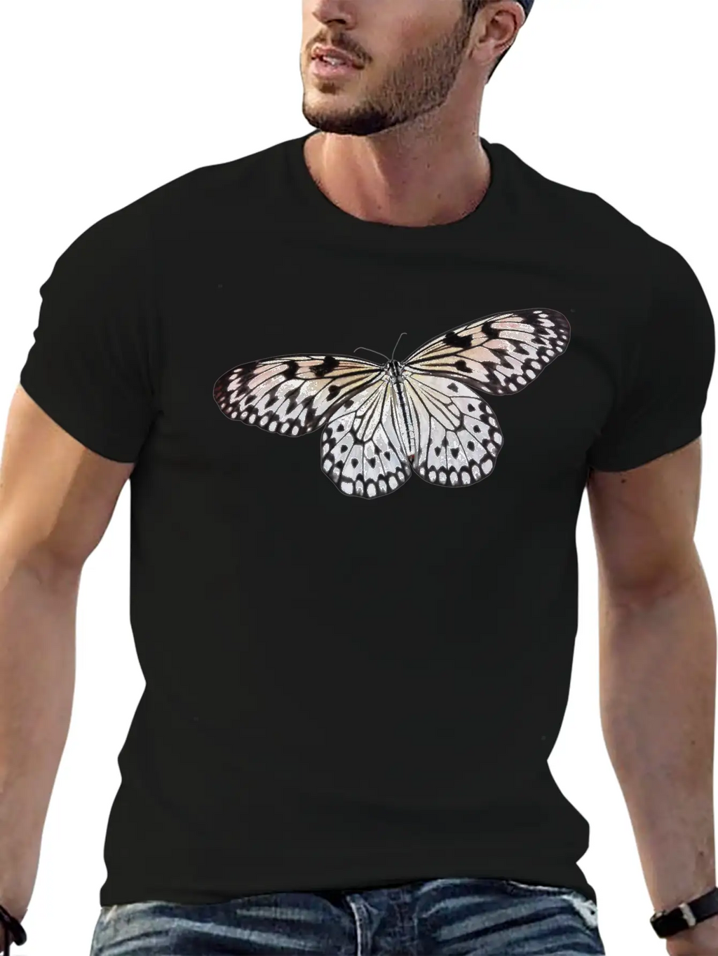 Butterfly Schmetterling Garten Garden Anima Tiere Unisex Casual T-Shirt – Clean Design For Daily Comfort