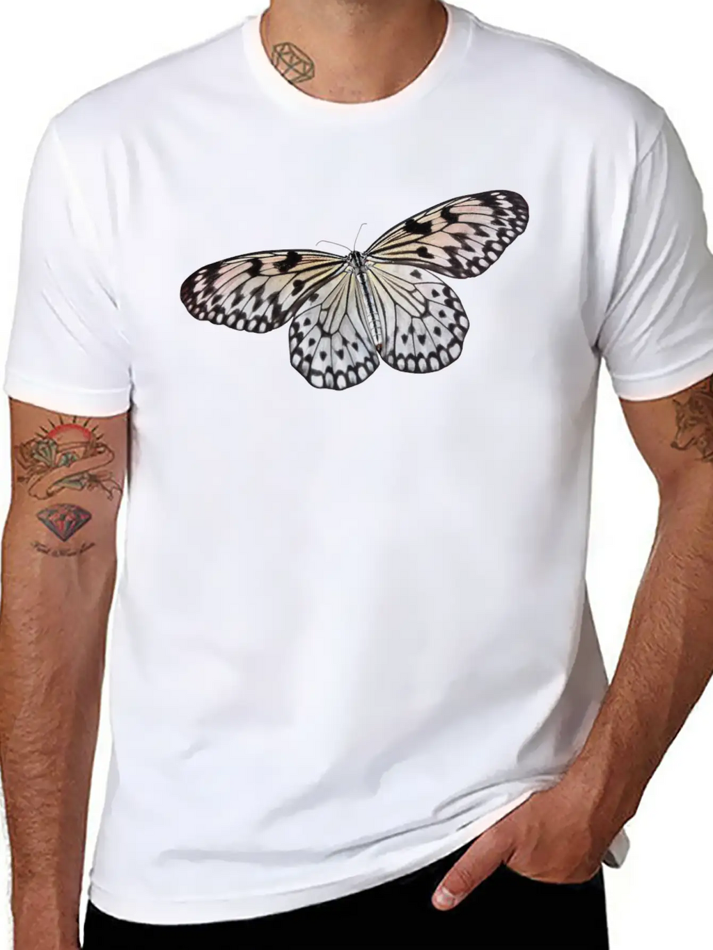 Butterfly Schmetterling Garten Garden Anima Tiere Unisex Casual T-Shirt – Clean Design For Daily Comfort