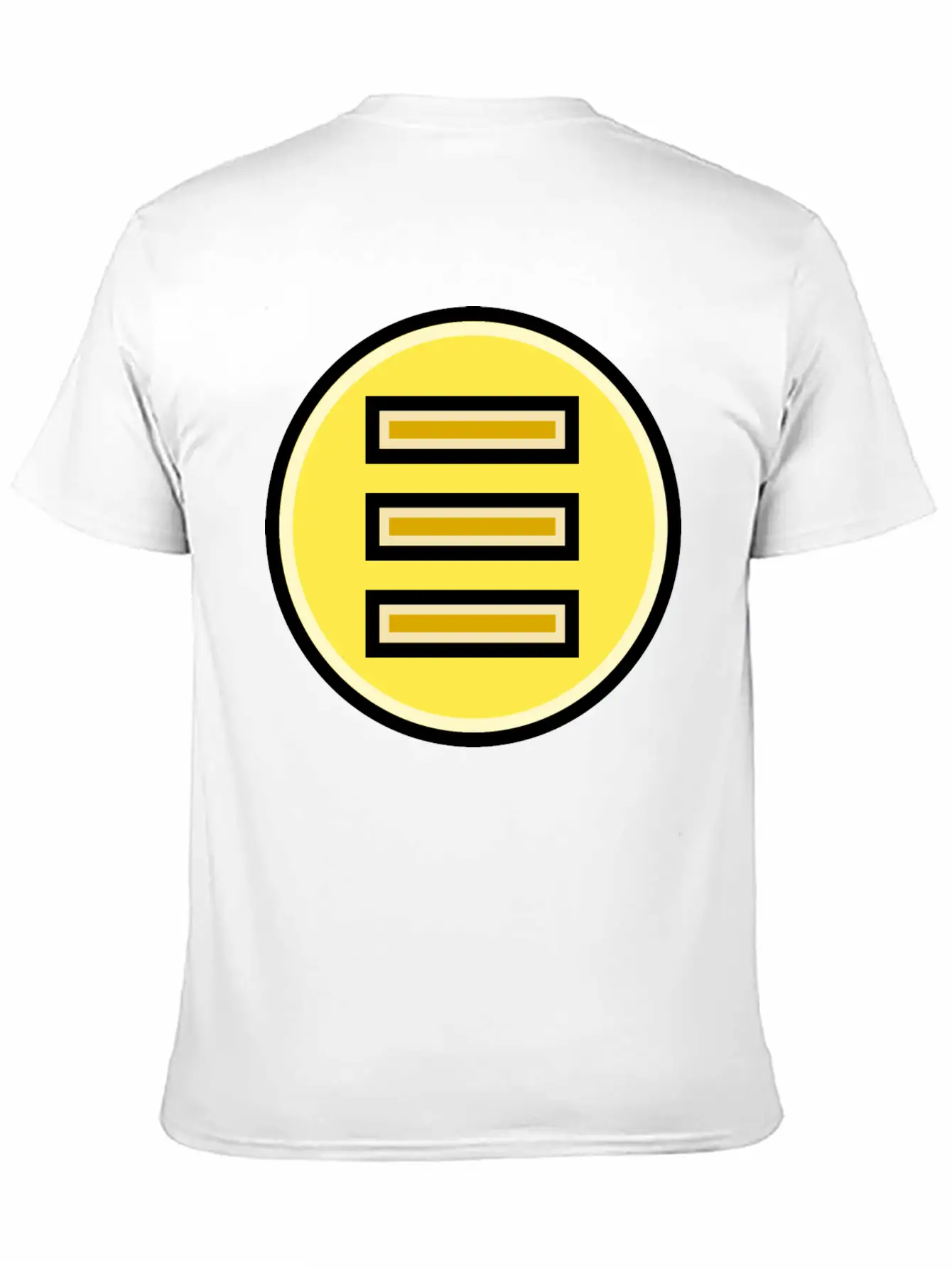 Button Menu Unisex Casual T-Shirt – Clean Design For Daily Comfort