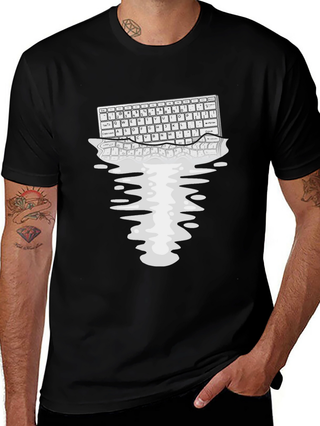 Keyboard T-Shirt - Unique Computer Tee