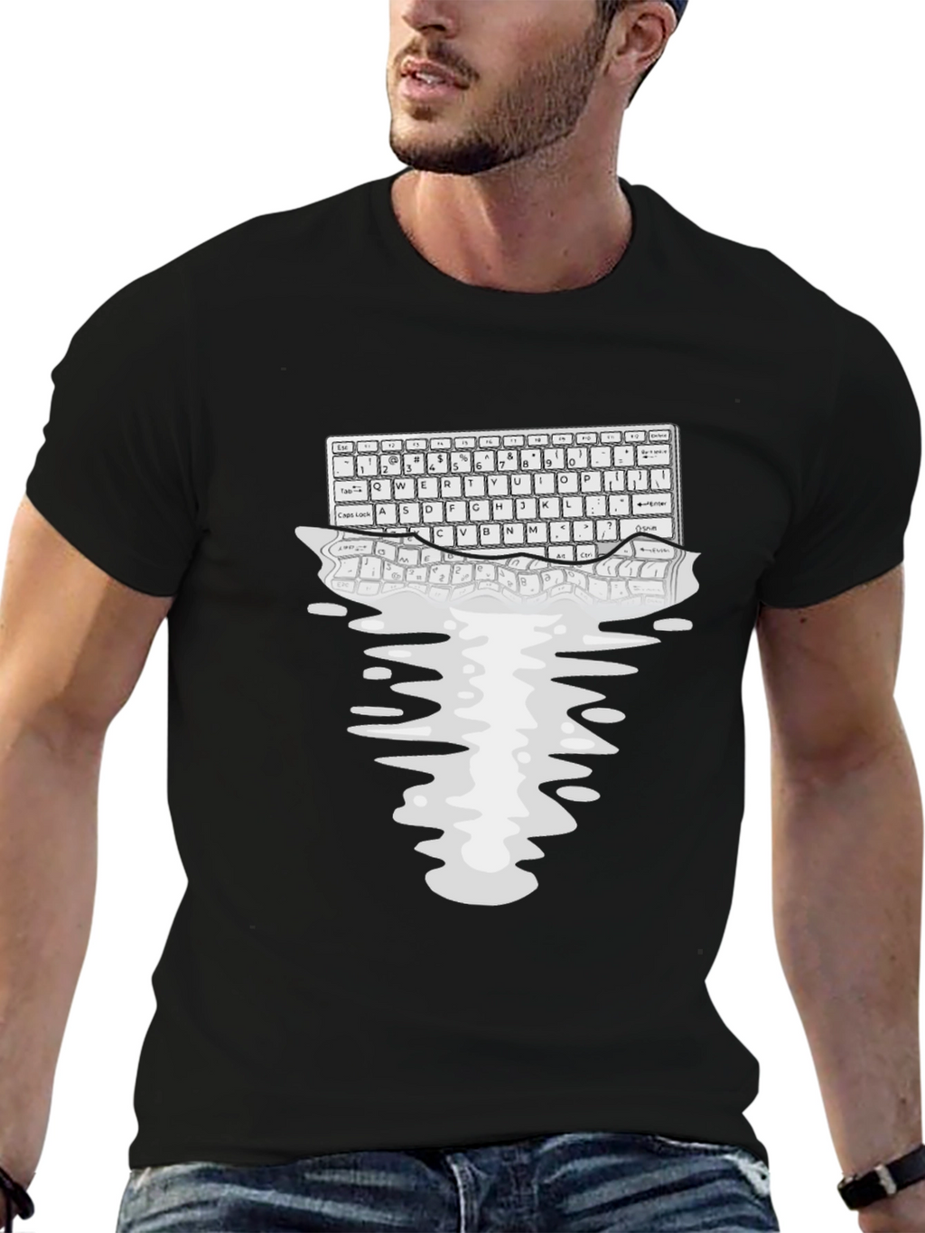 Keyboard T-Shirt - Unique Computer Tee