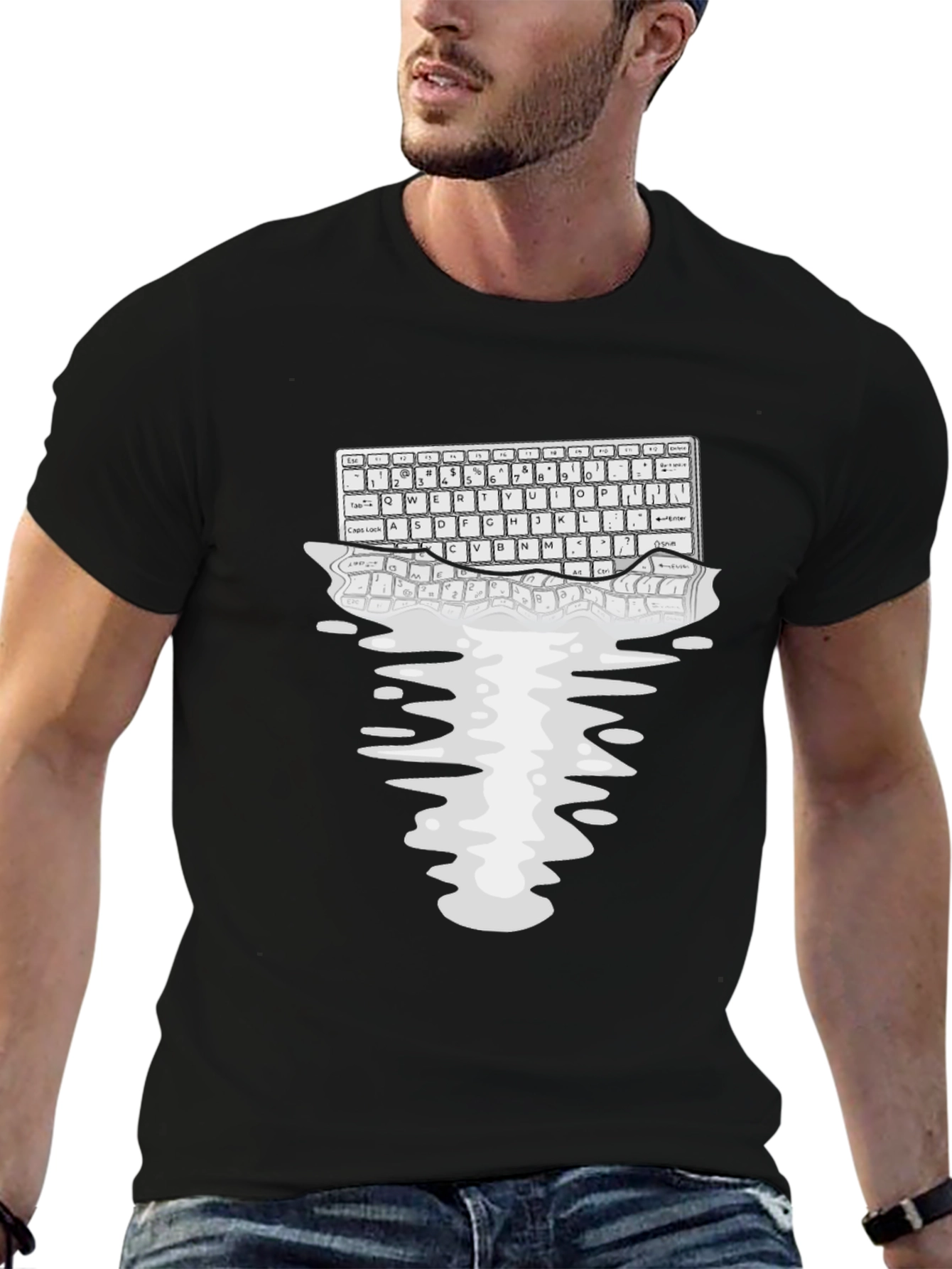 Keyboard T-Shirt - Unique Computer Tee