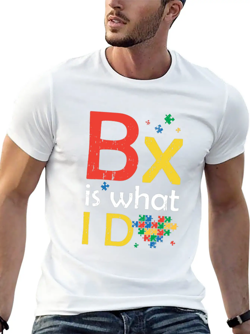 Bx Behavior Analyst Is What I Do Autism Behavioris Unisex Short Sleeve Soft Cotton T-Shirt – Casual Everyday Wear