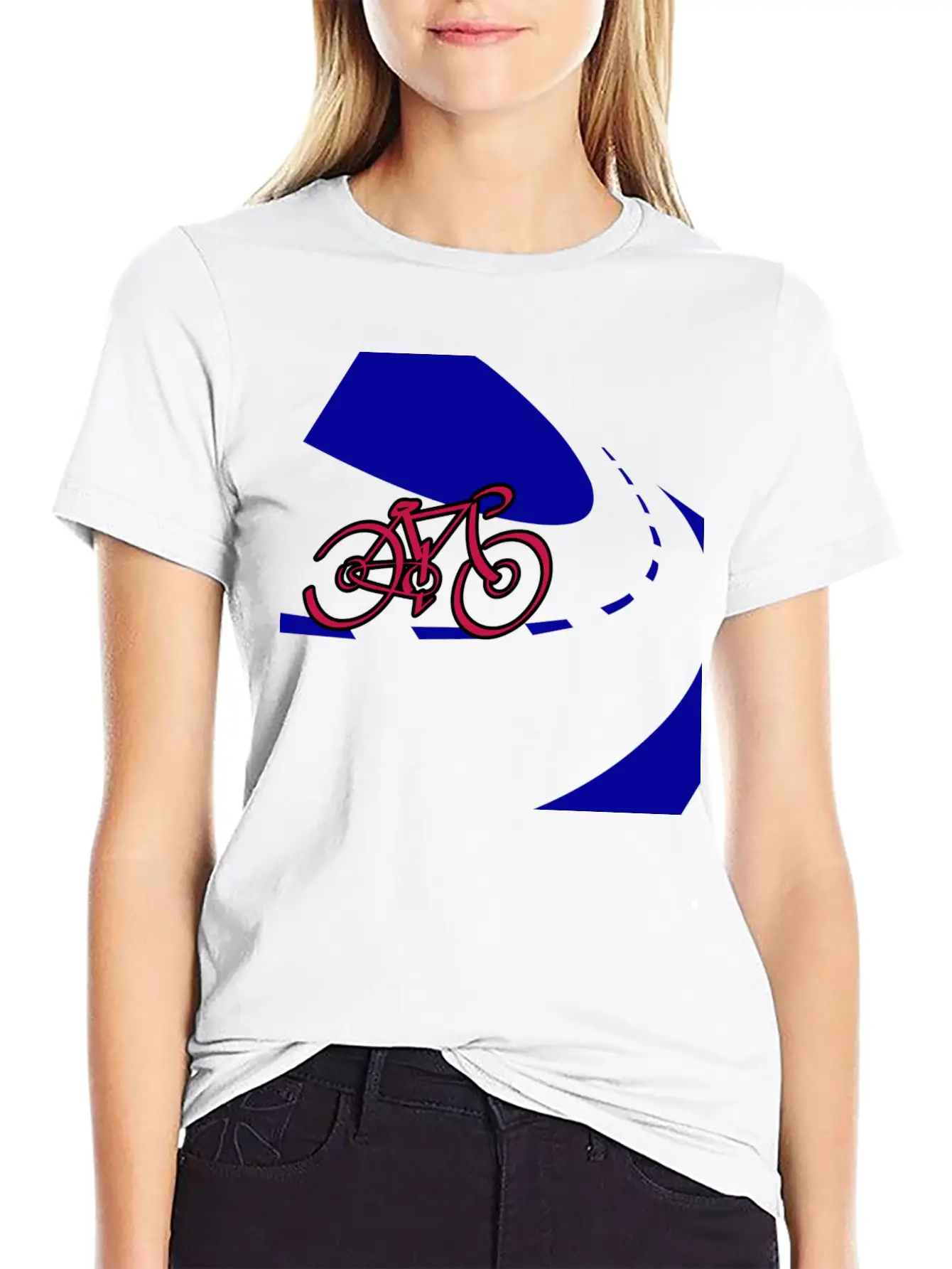 By Cycle Unisex Short Sleeve Soft Cotton T-Shirt – Casual Everyday Wear