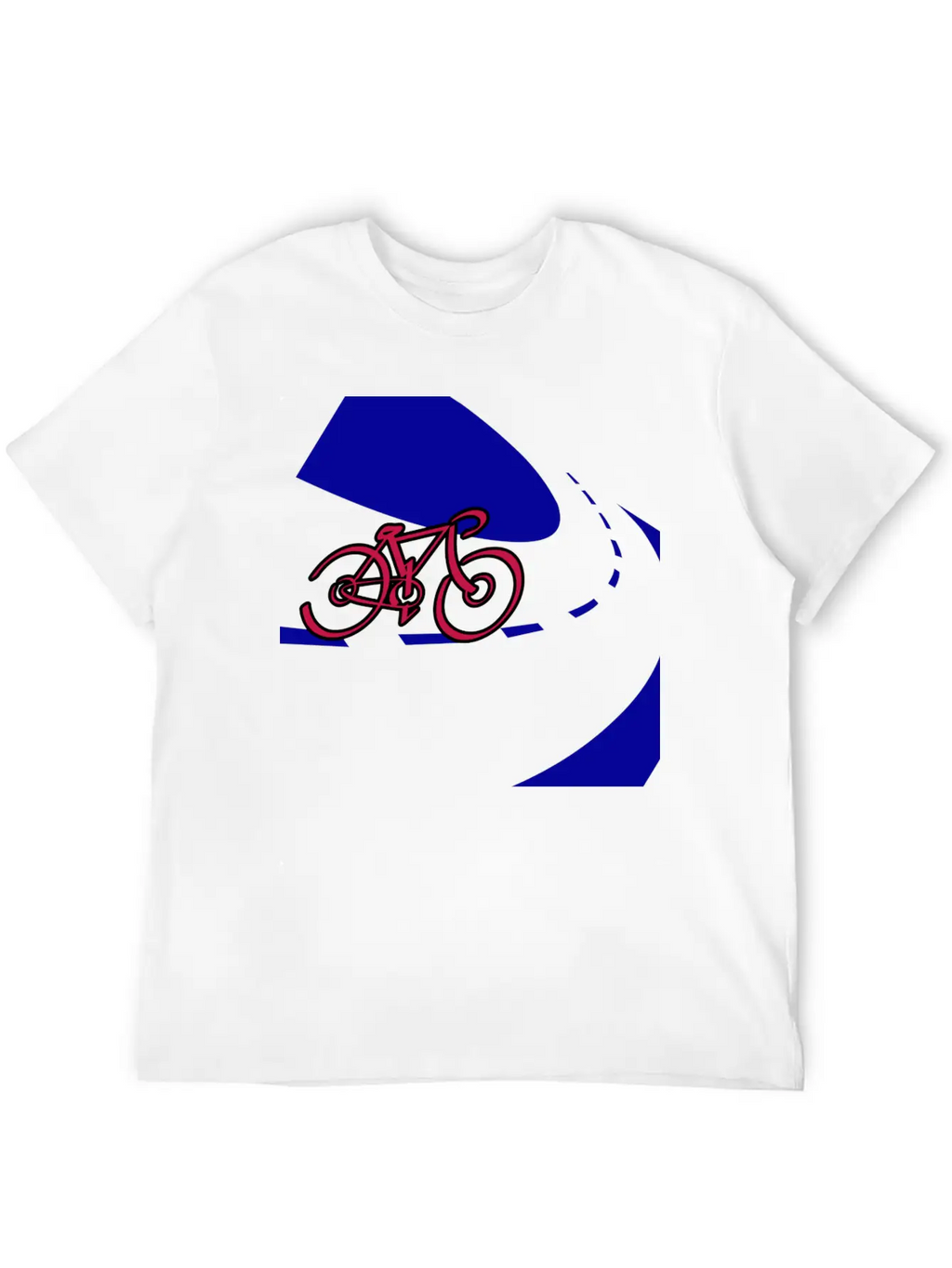 By Cycle Unisex Short Sleeve Soft Cotton T-Shirt – Casual Everyday Wear