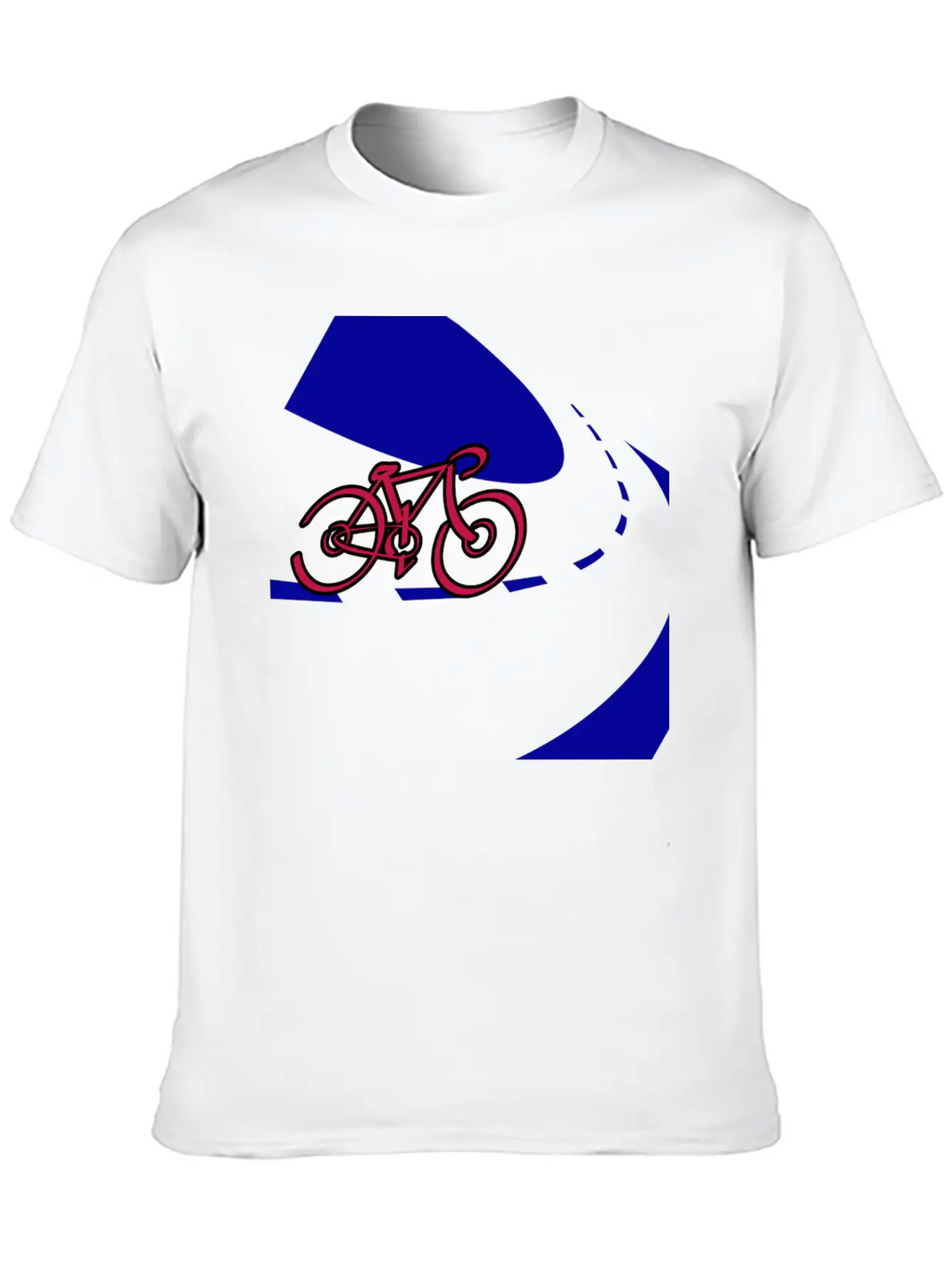 By Cycle Unisex Short Sleeve Soft Cotton T-Shirt – Casual Everyday Wear