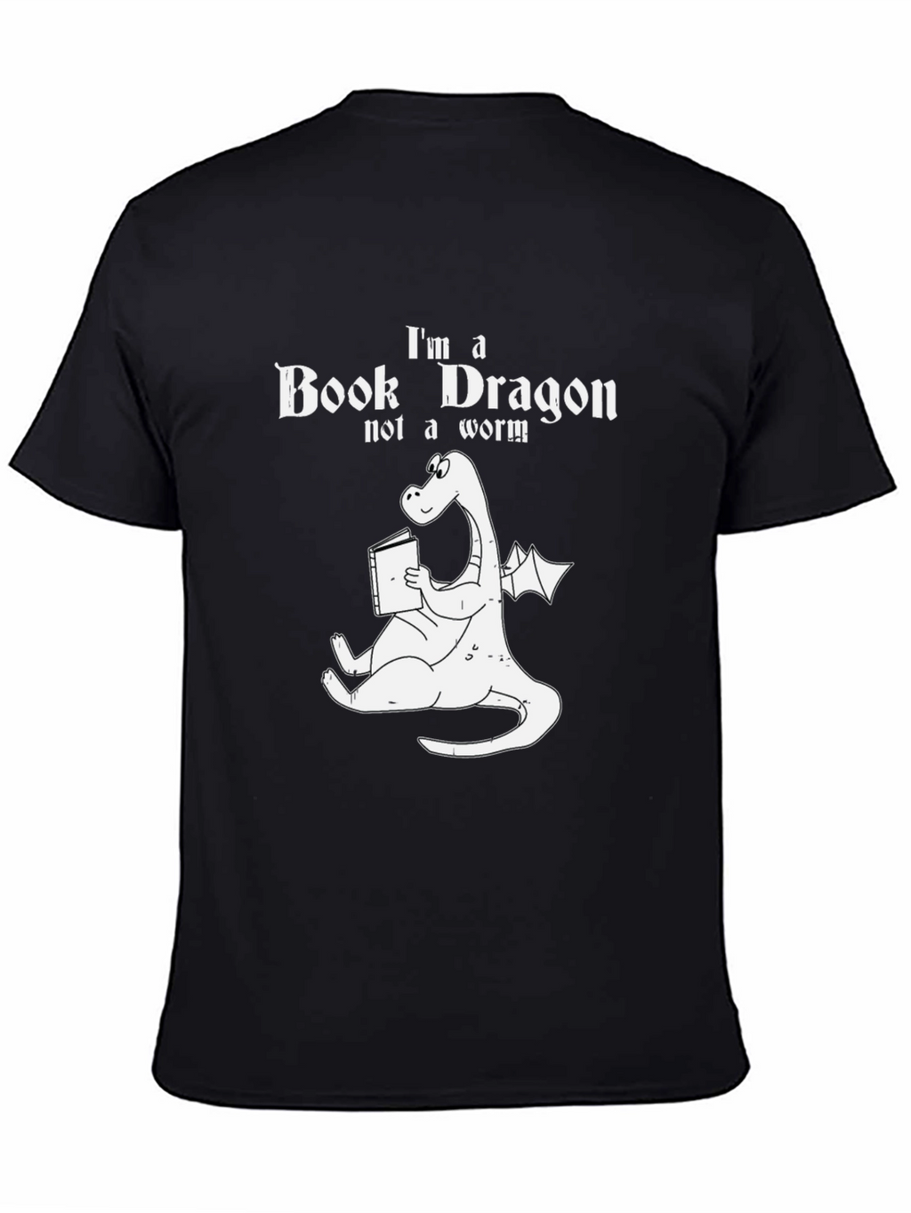 Book Dragon T-Shirt: Funny Reader Tee