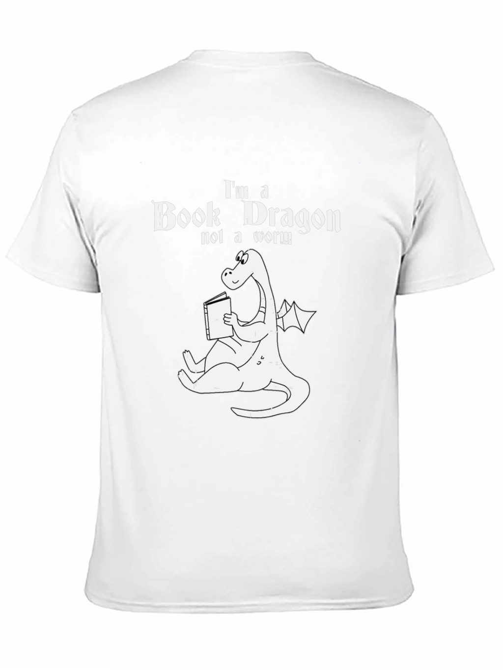 Book Dragon T-Shirt: Funny Reader Tee
