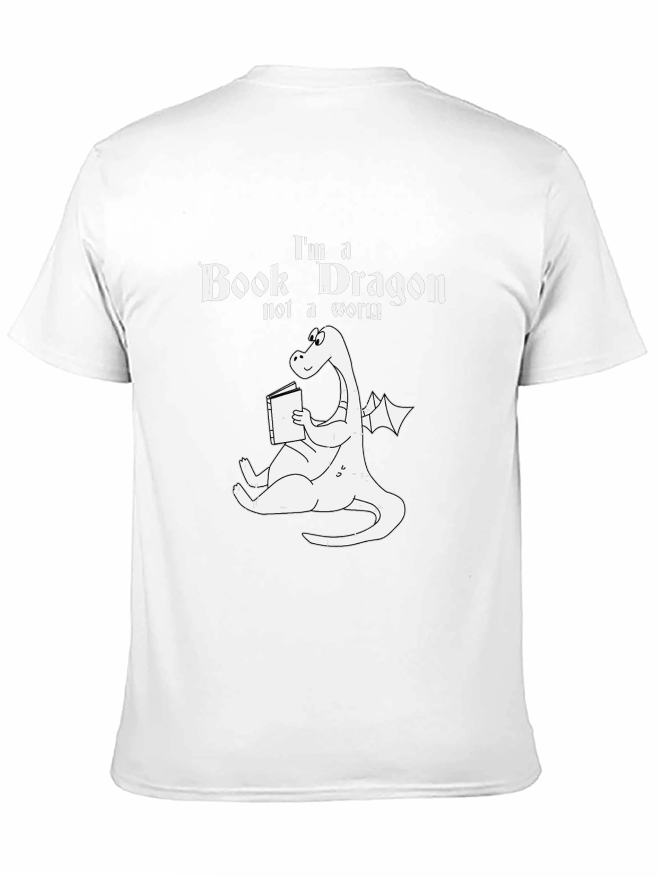 Book Dragon T-Shirt: Funny Reader Tee