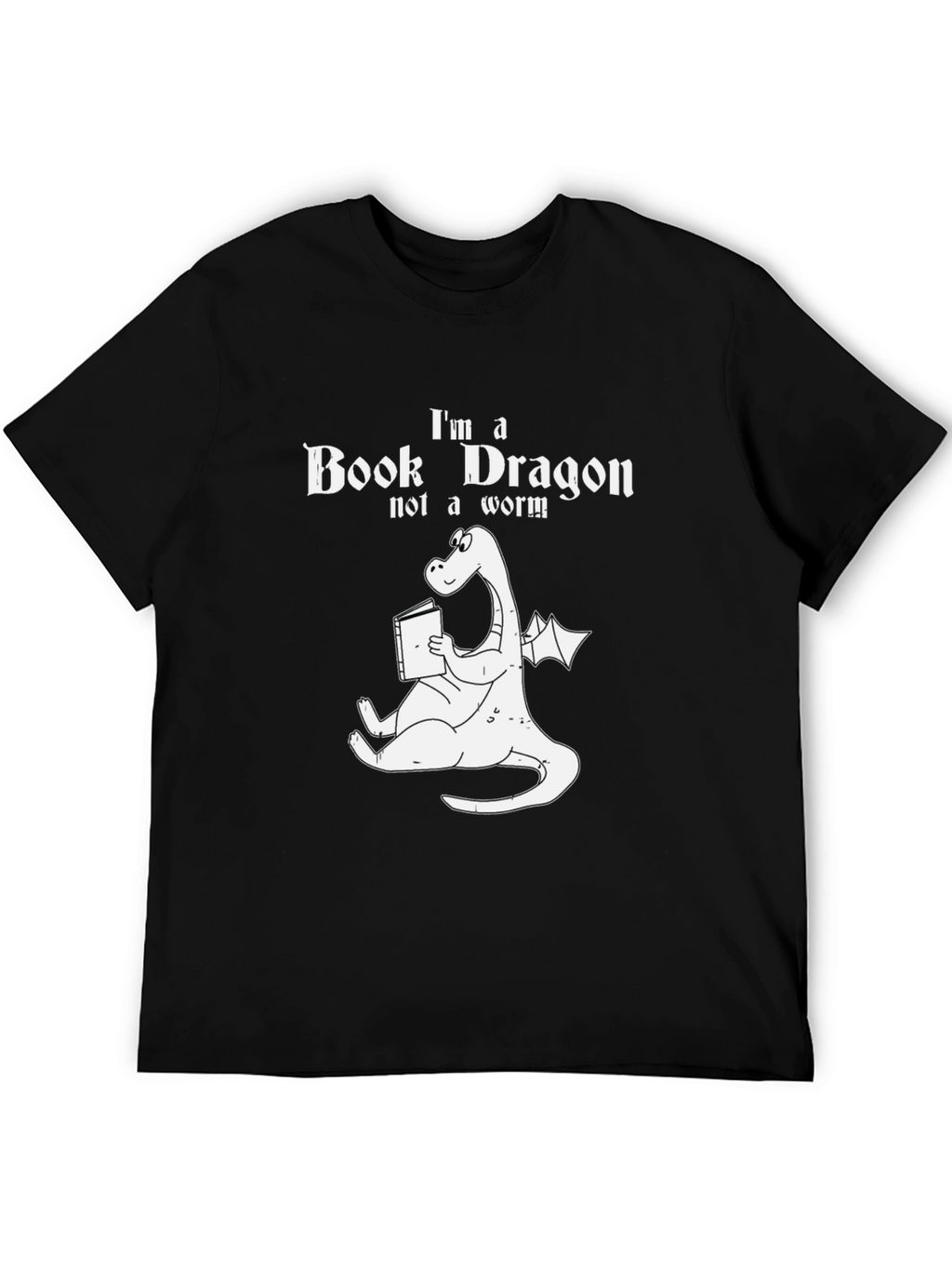 Book Dragon T-Shirt: Funny Reader Tee