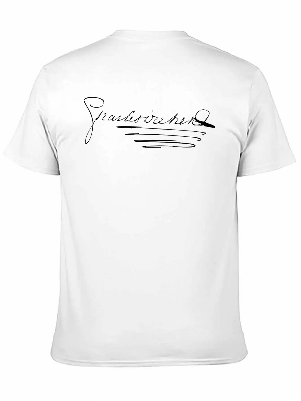 C. Dickens Signature Unisex Casual T-Shirt – Clean Design For Daily Comfort
