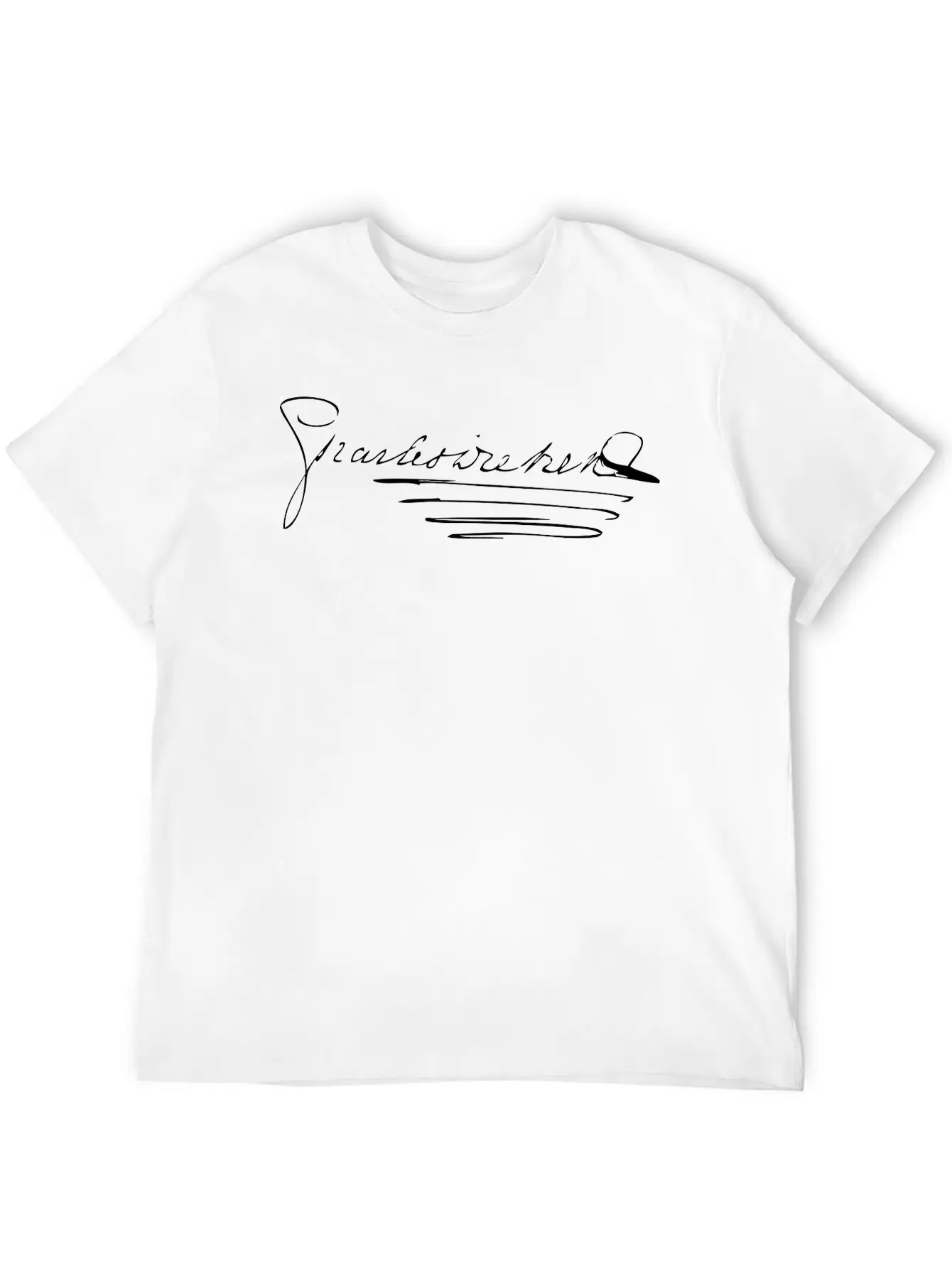 C. Dickens Signature Unisex Casual T-Shirt – Clean Design For Daily Comfort