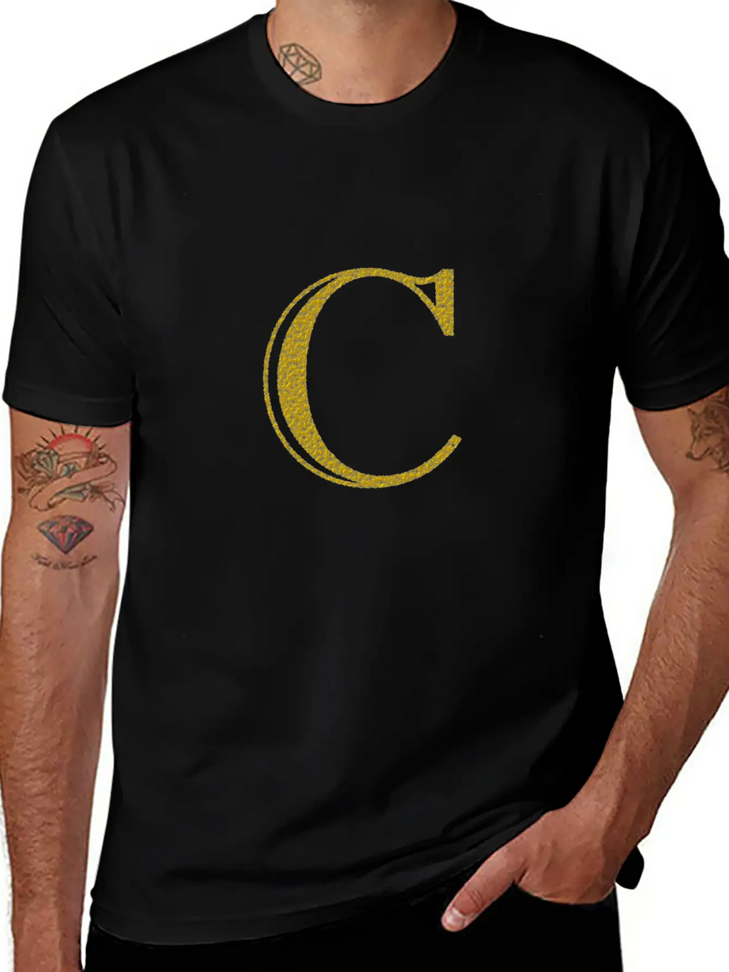 C Unisex Casual T-Shirt – Clean Design For Daily Comfort