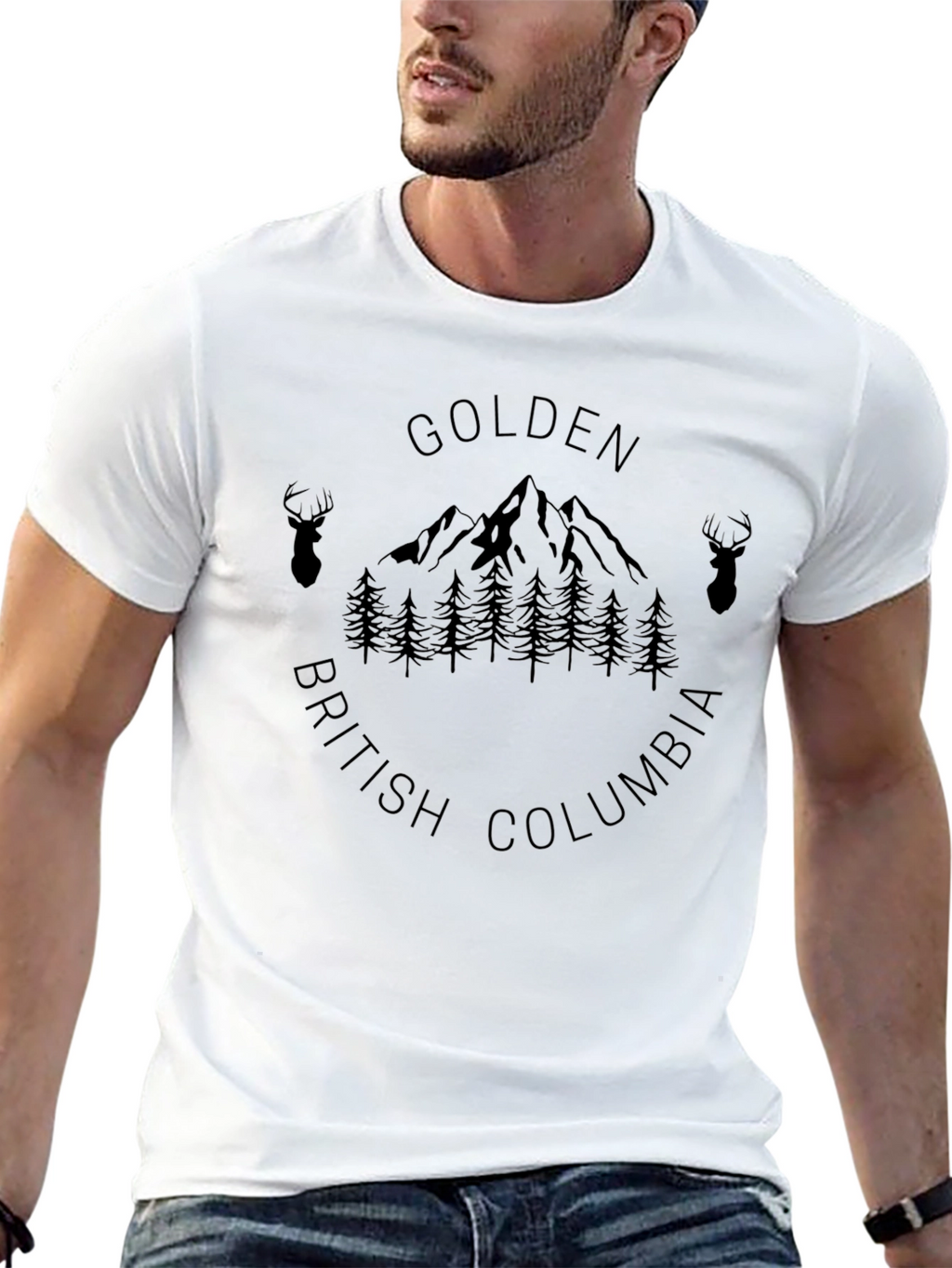 Golden British Columbia Graphic Tee