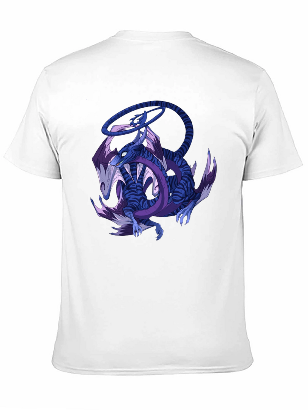 Dragon Graphic Print Crew Neck T-Shirt