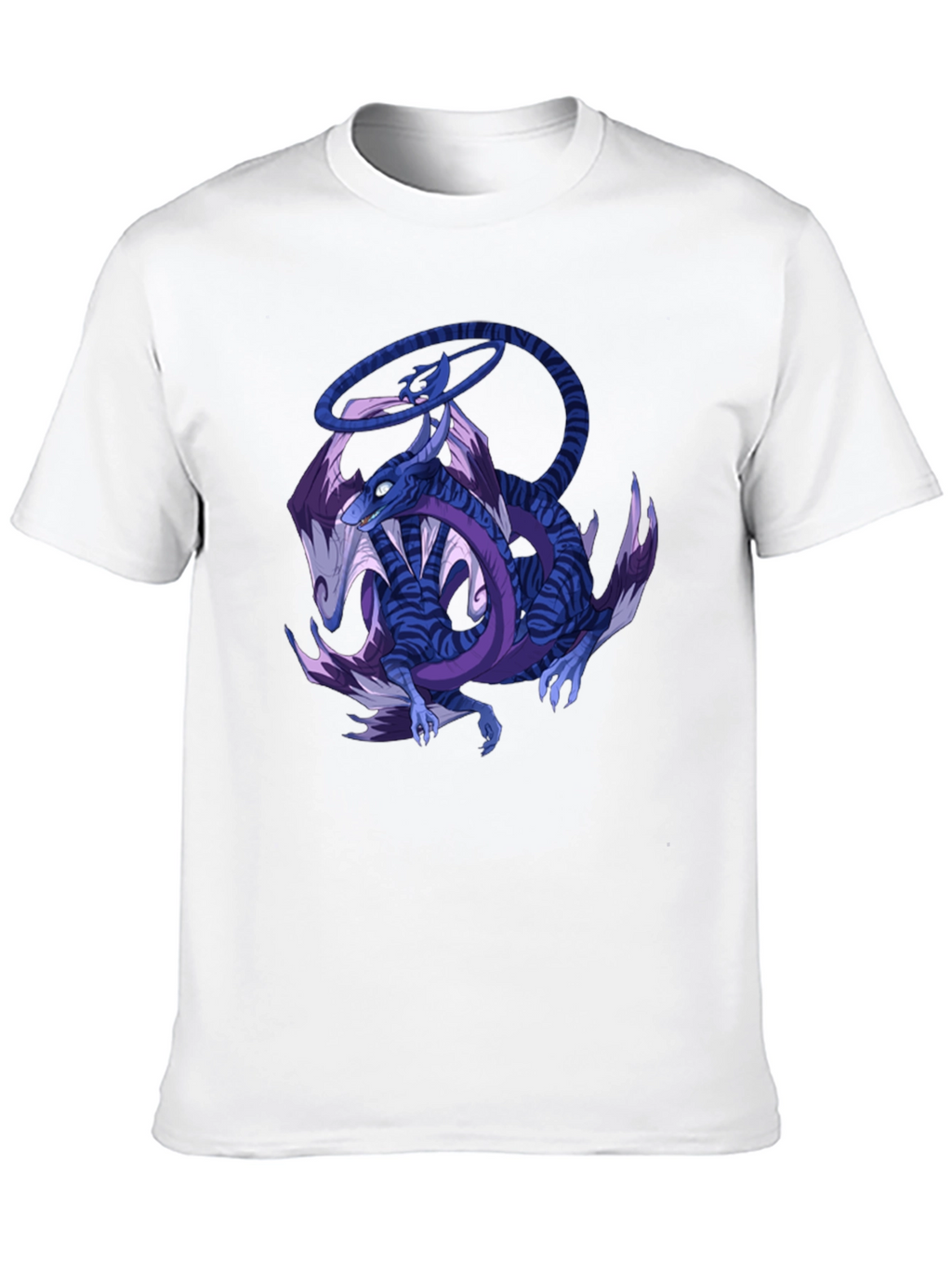 Dragon Graphic Print Crew Neck T-Shirt