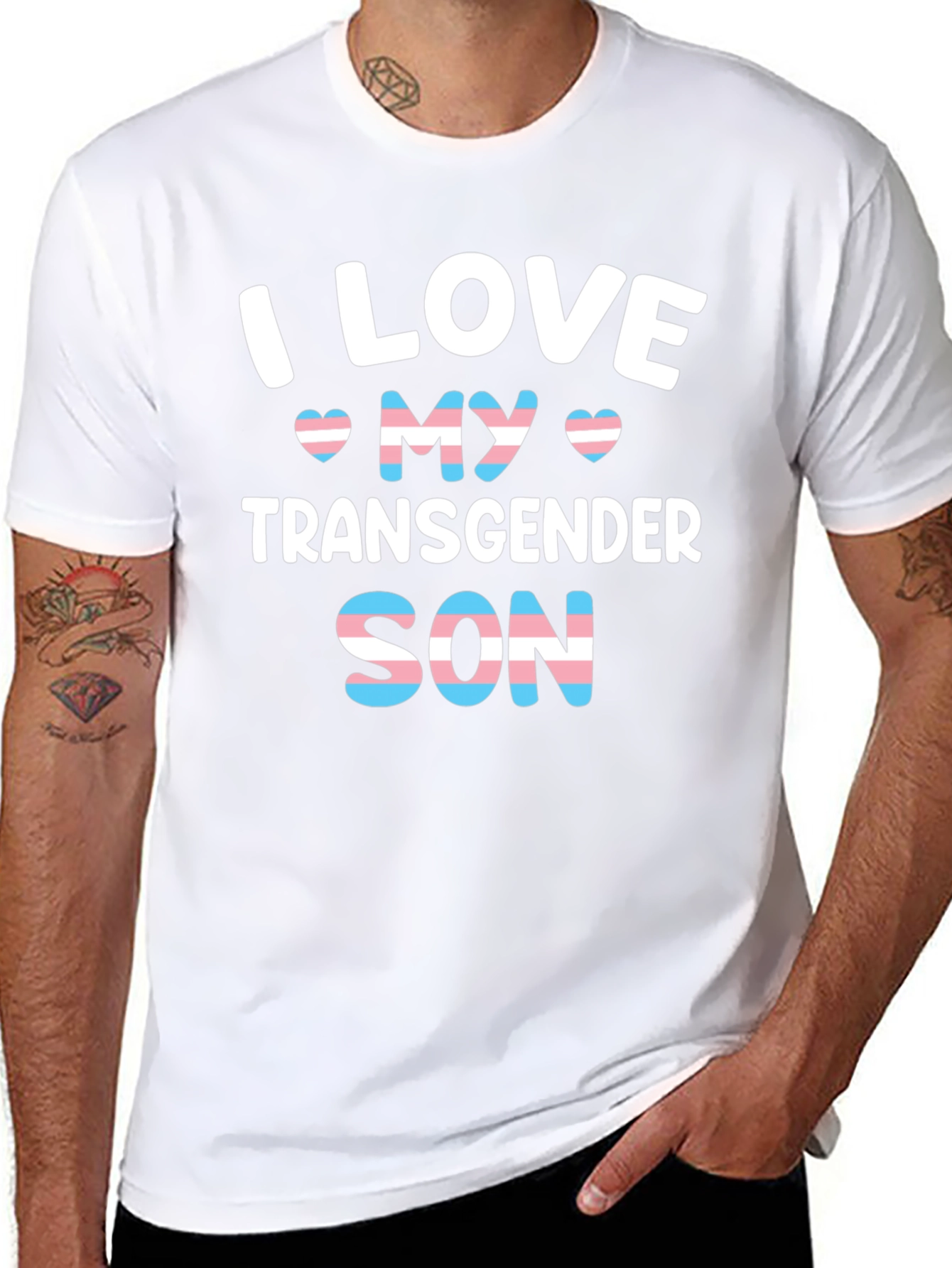 I Love My Transgender Son T-Shirt
